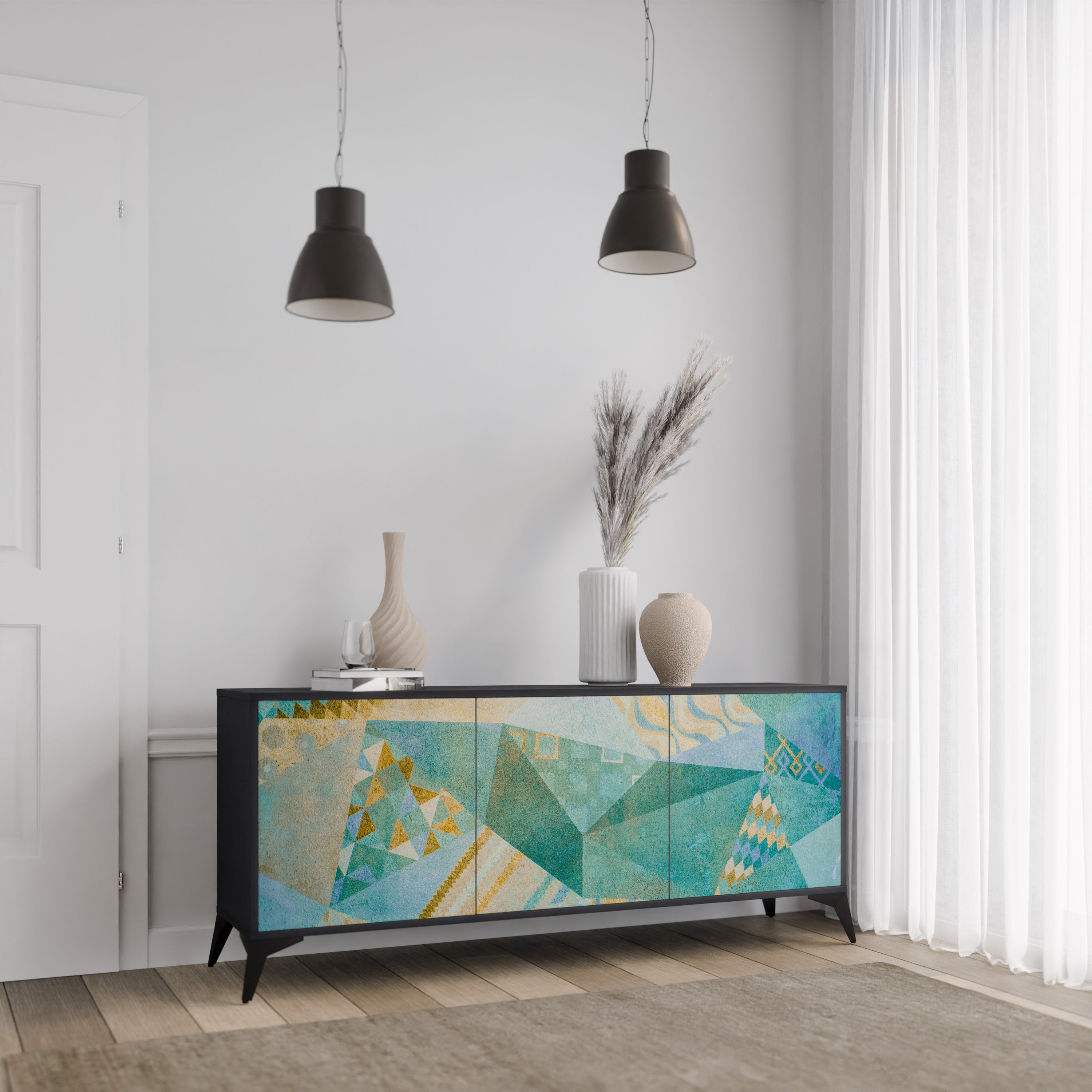 SPECTRUM SPLENDOR 3-Door Sideboard