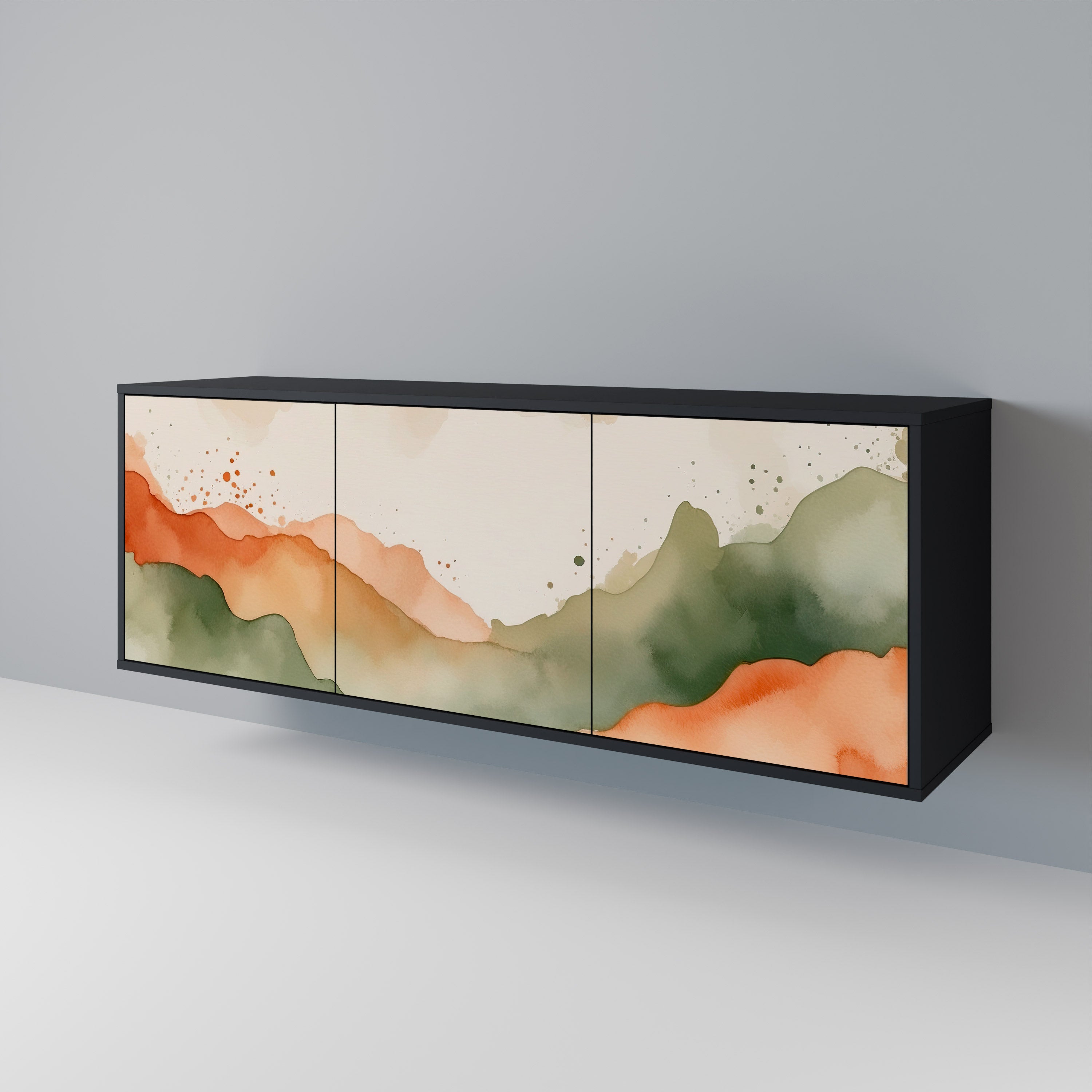 WATERCOLOUR PEAKS 3-Door Sideboard