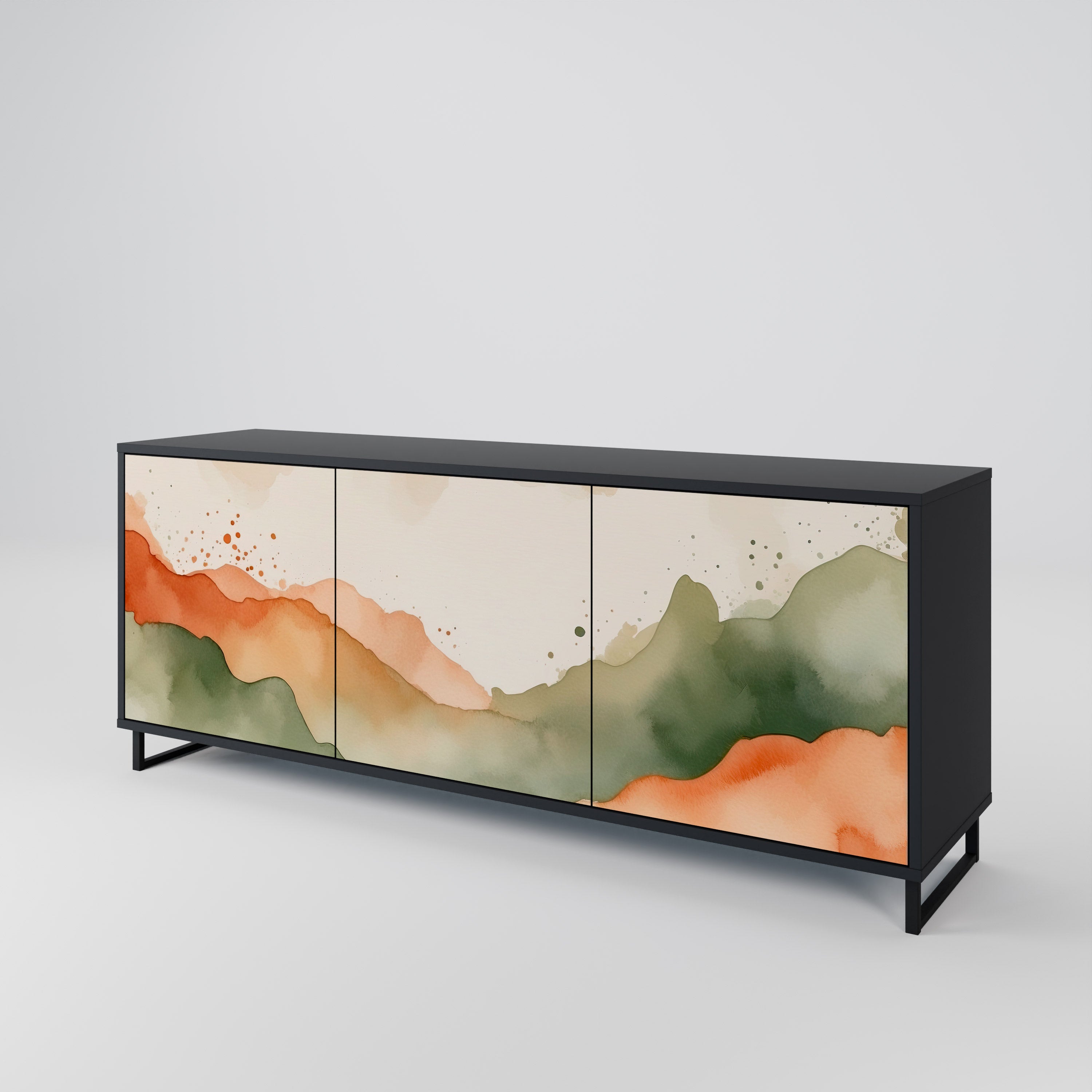 WATERCOLOUR PEAKS 3-Door Sideboard