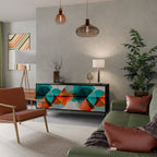 CIRCULAR RHAPSODY Třídveřová komoda