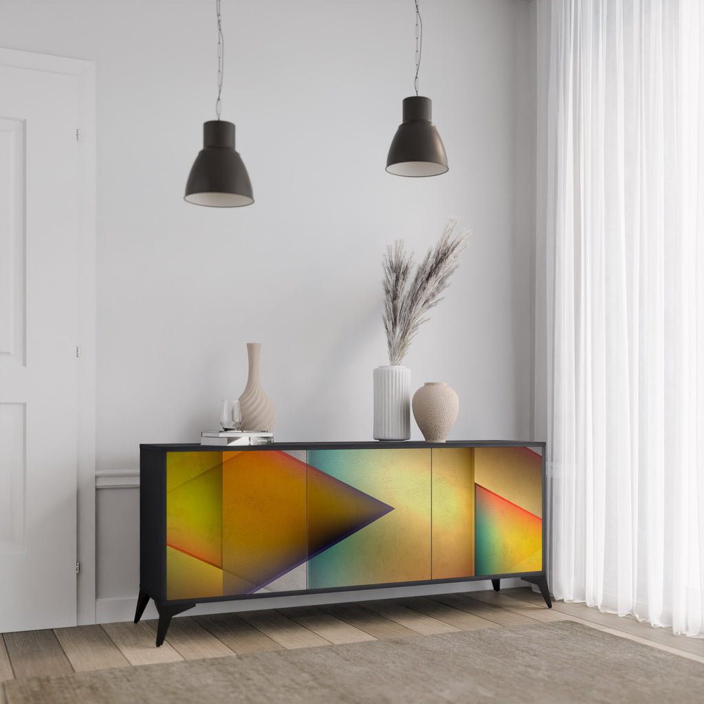 PIERCING SHARPNESS Třídveřová komoda