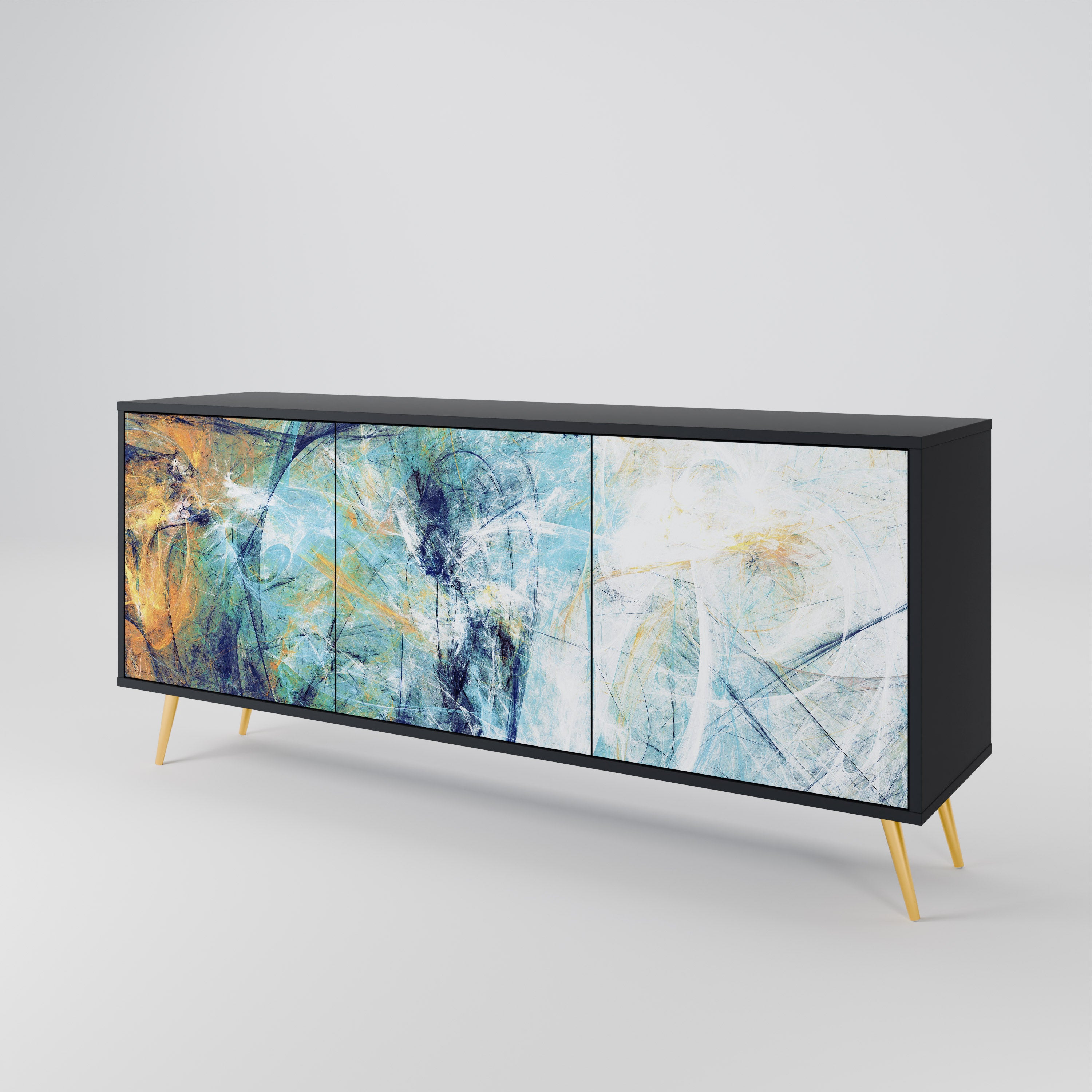ABSTRACT THOUGHTS 3-Door Sideboard