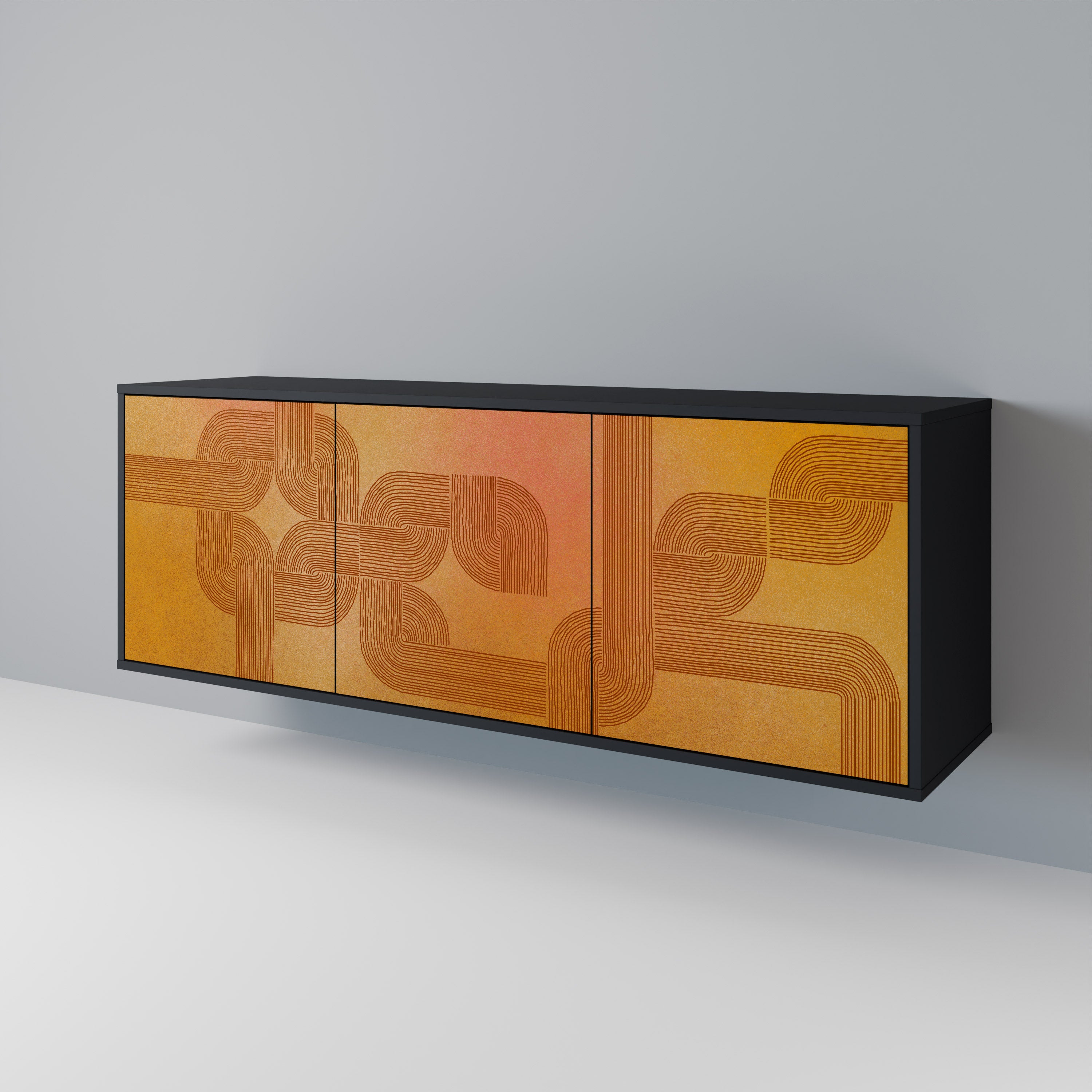 STRENGTHENING RELATION Třídveřová komoda