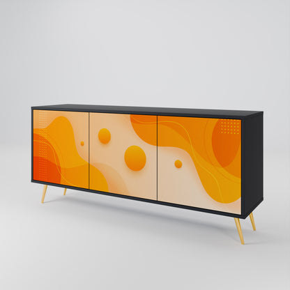 ORANGE ARRANGEMENT Třídveřová komoda