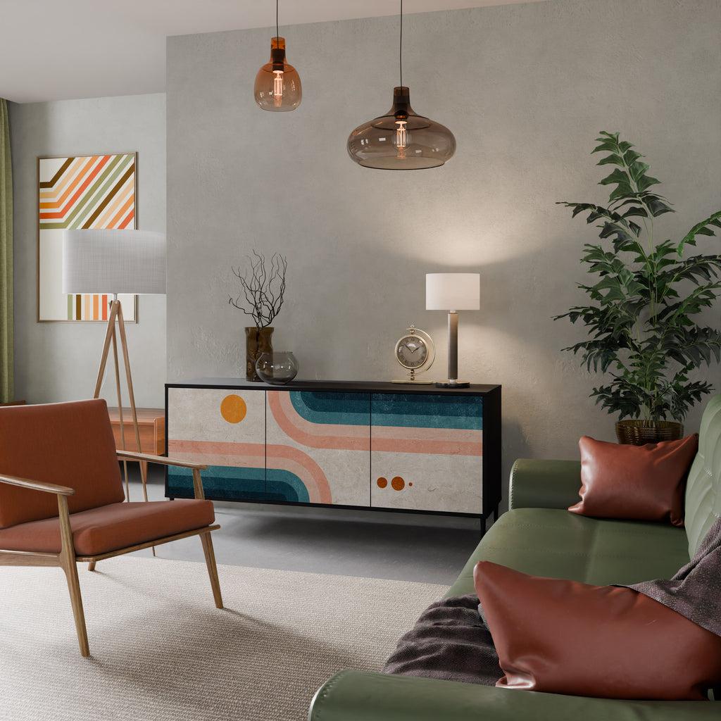 TWO HALVES Třídveřová komoda