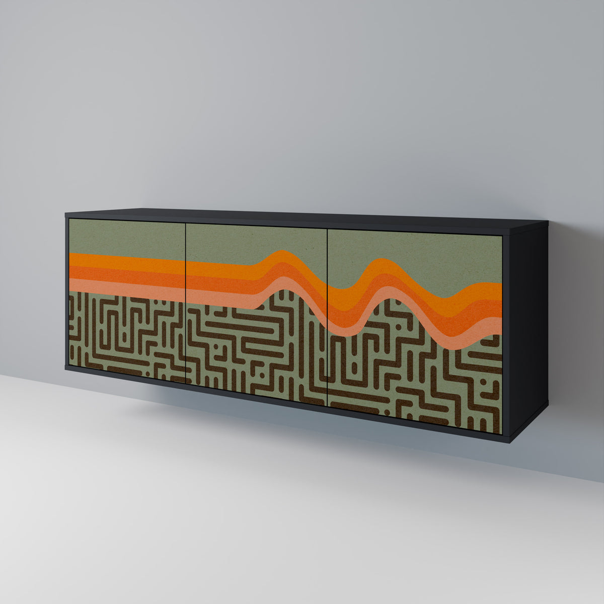 SIMPLE SOLUTIONS Třídveřová komoda