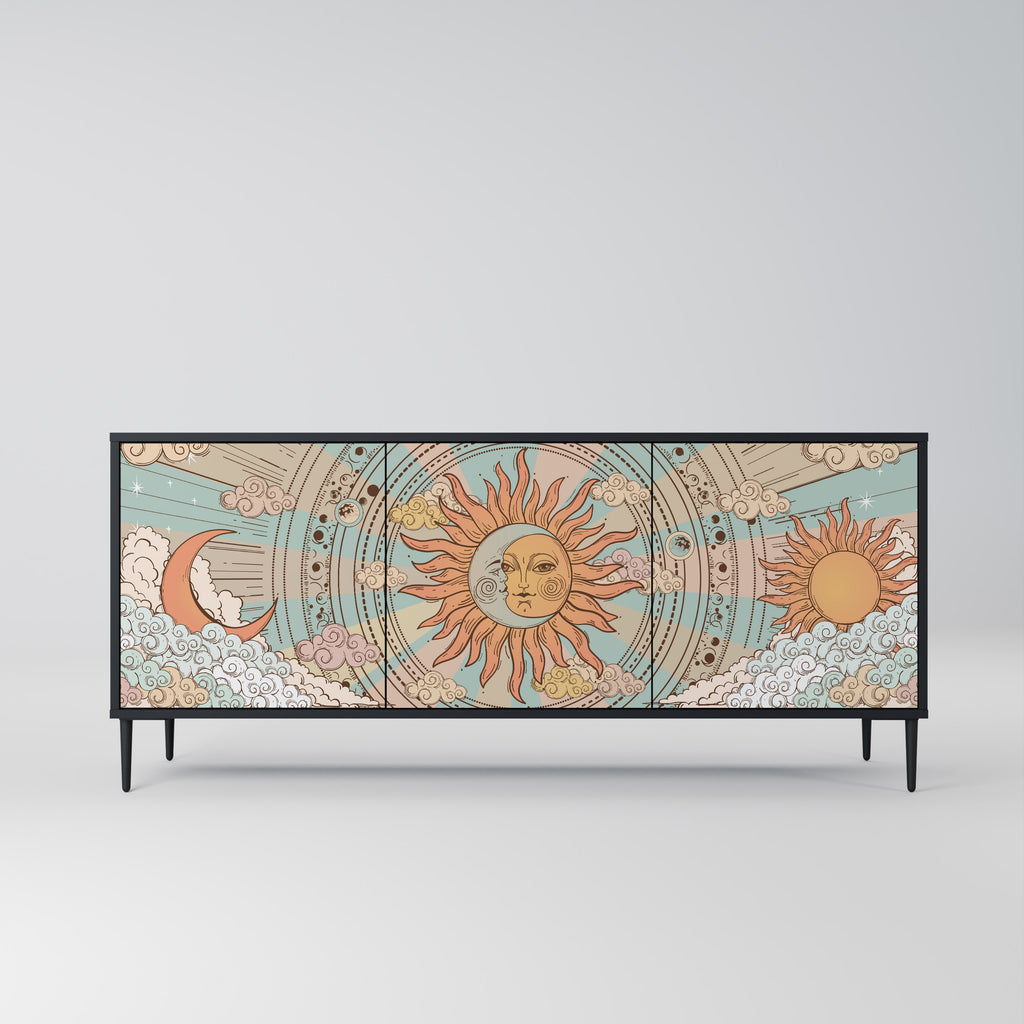 MYSTICAL STRUCTURE Třídveřová komoda