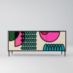 GEOMETRIC RHAPSODY Třídveřová komoda