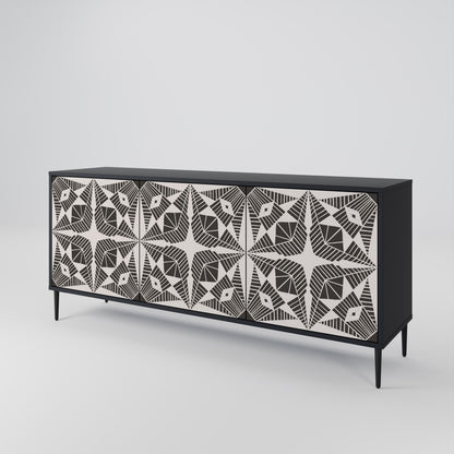 MONOCHROME NEXUS Třídveřová komoda