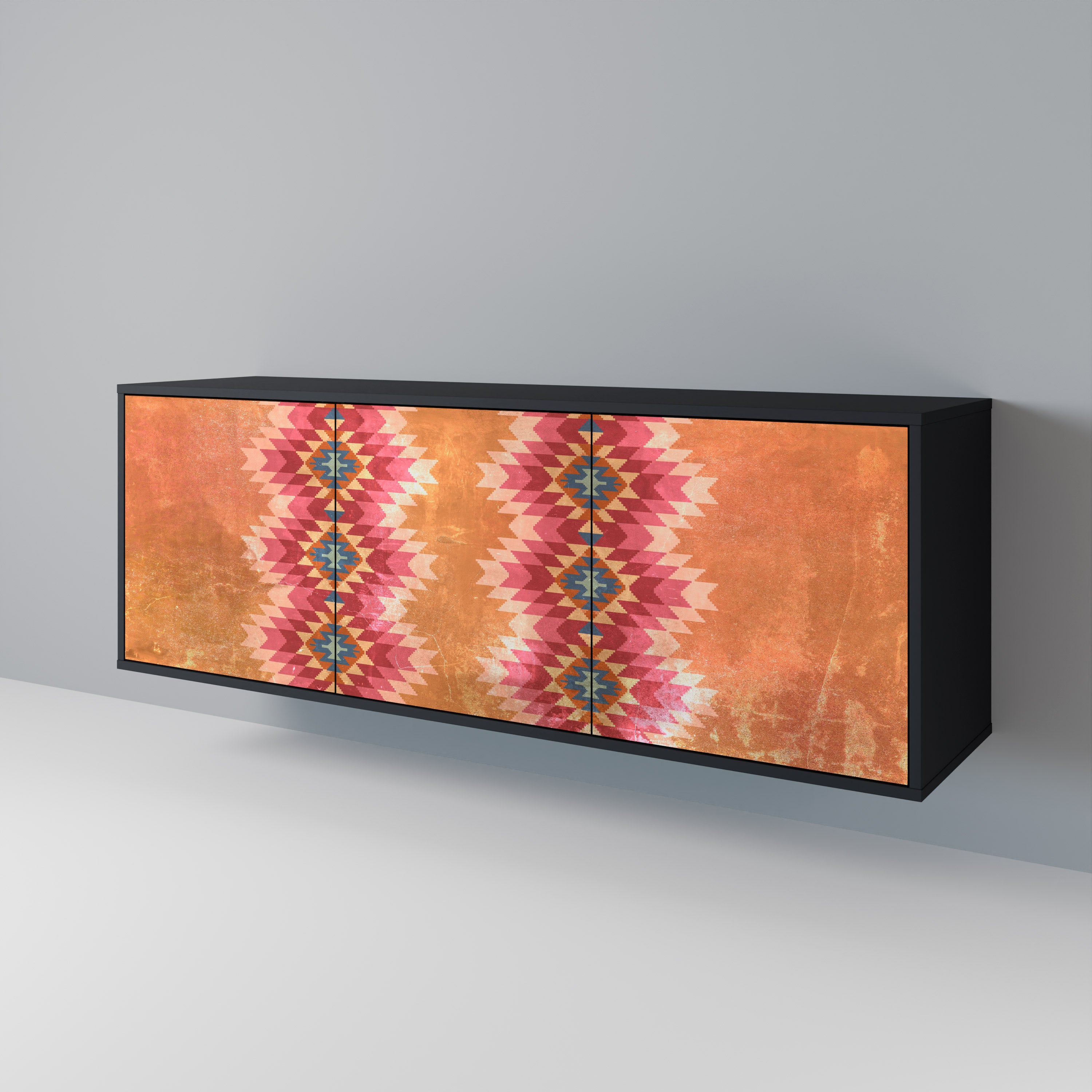 INDIAN FOLK 3-Door Sideboard