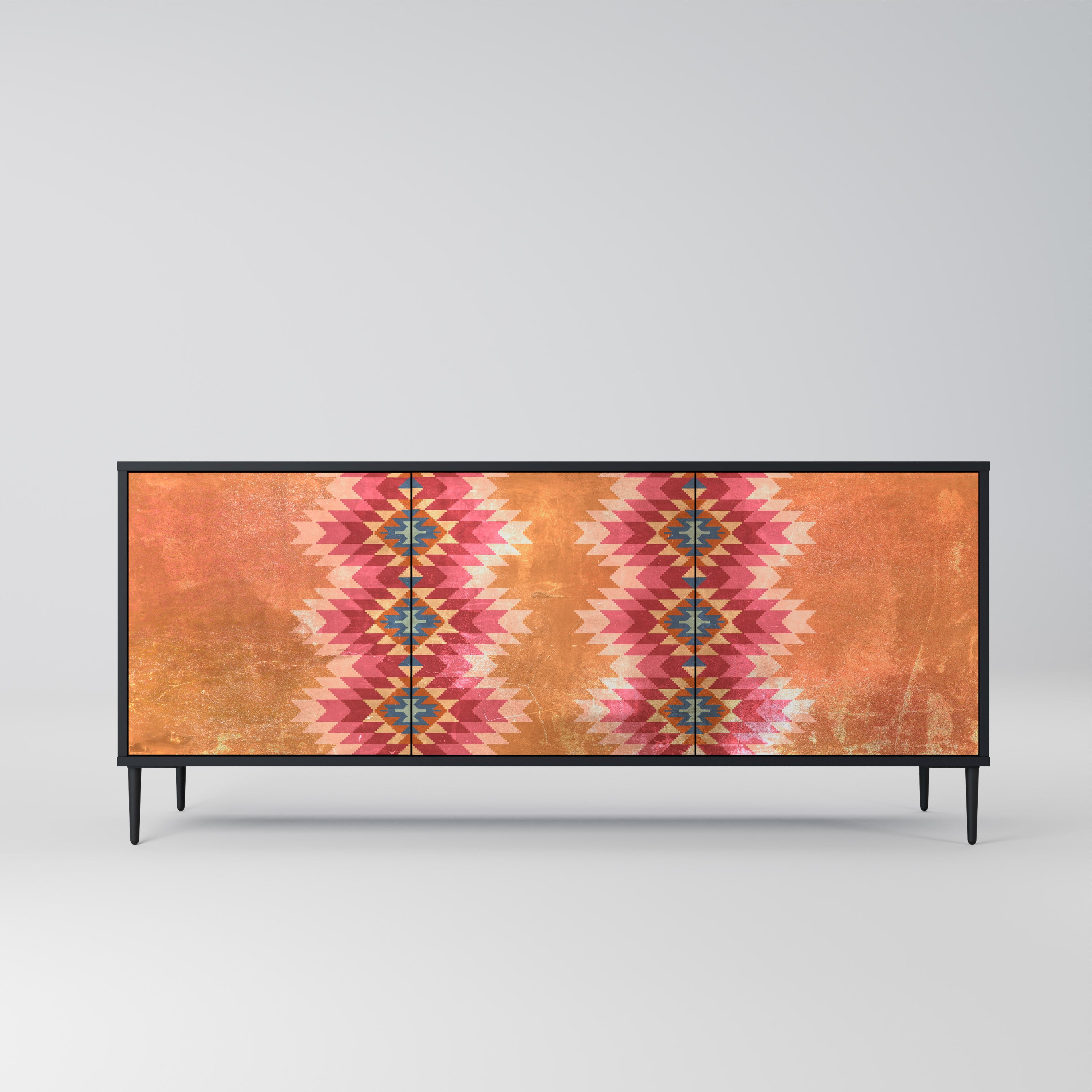 INDIAN FOLK 3-Door Sideboard