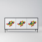 FUTURE SIGN Třídveřová komoda