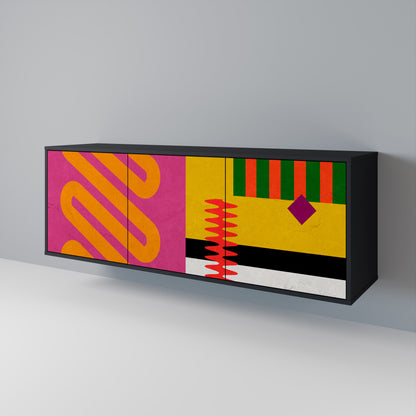 VIVID ART Třídveřová komoda