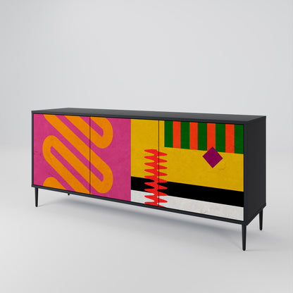 VIVID ART Třídveřová komoda