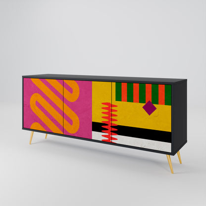 VIVID ART Třídveřová komoda