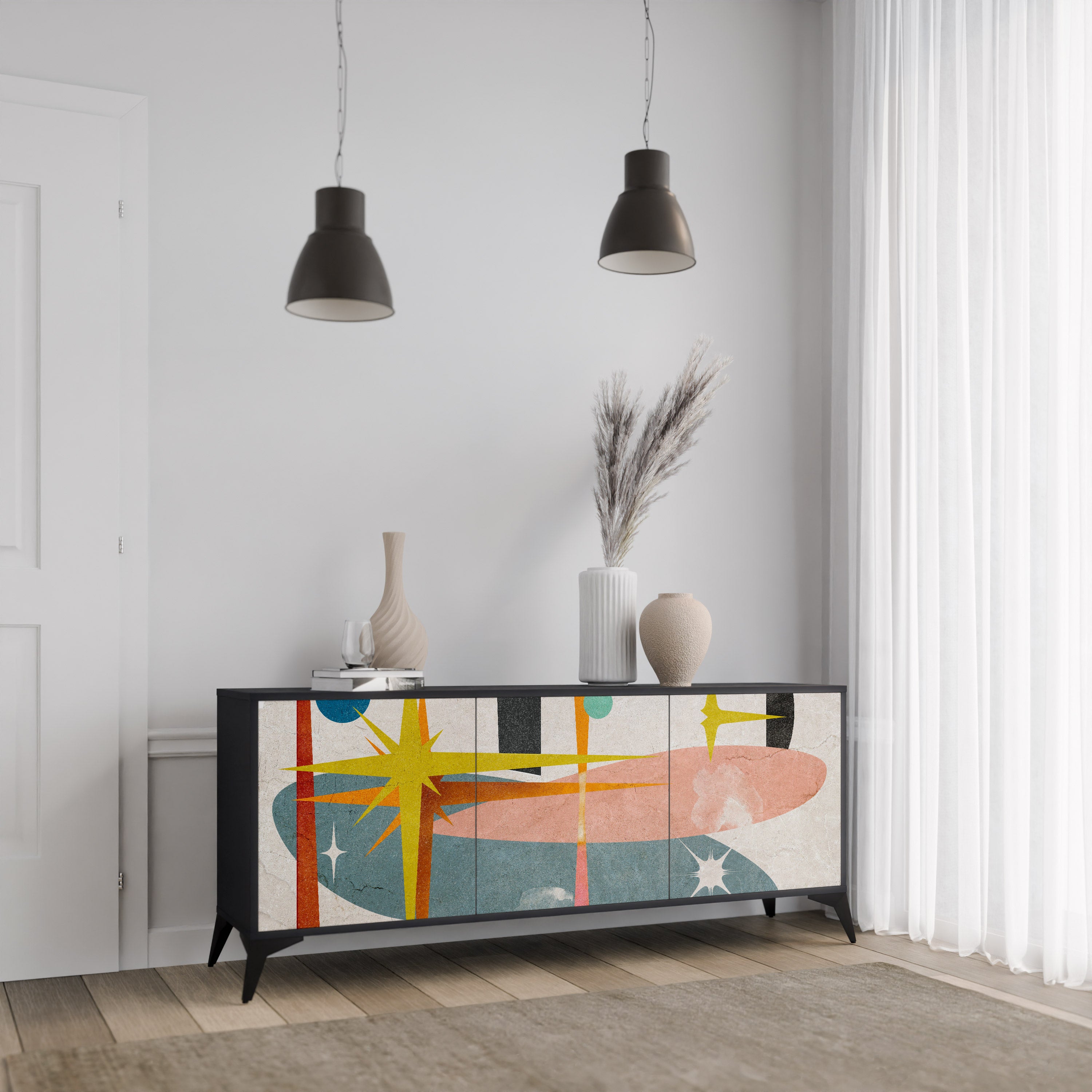 INTERSTELLAR VIBES 3-Door Sideboard
