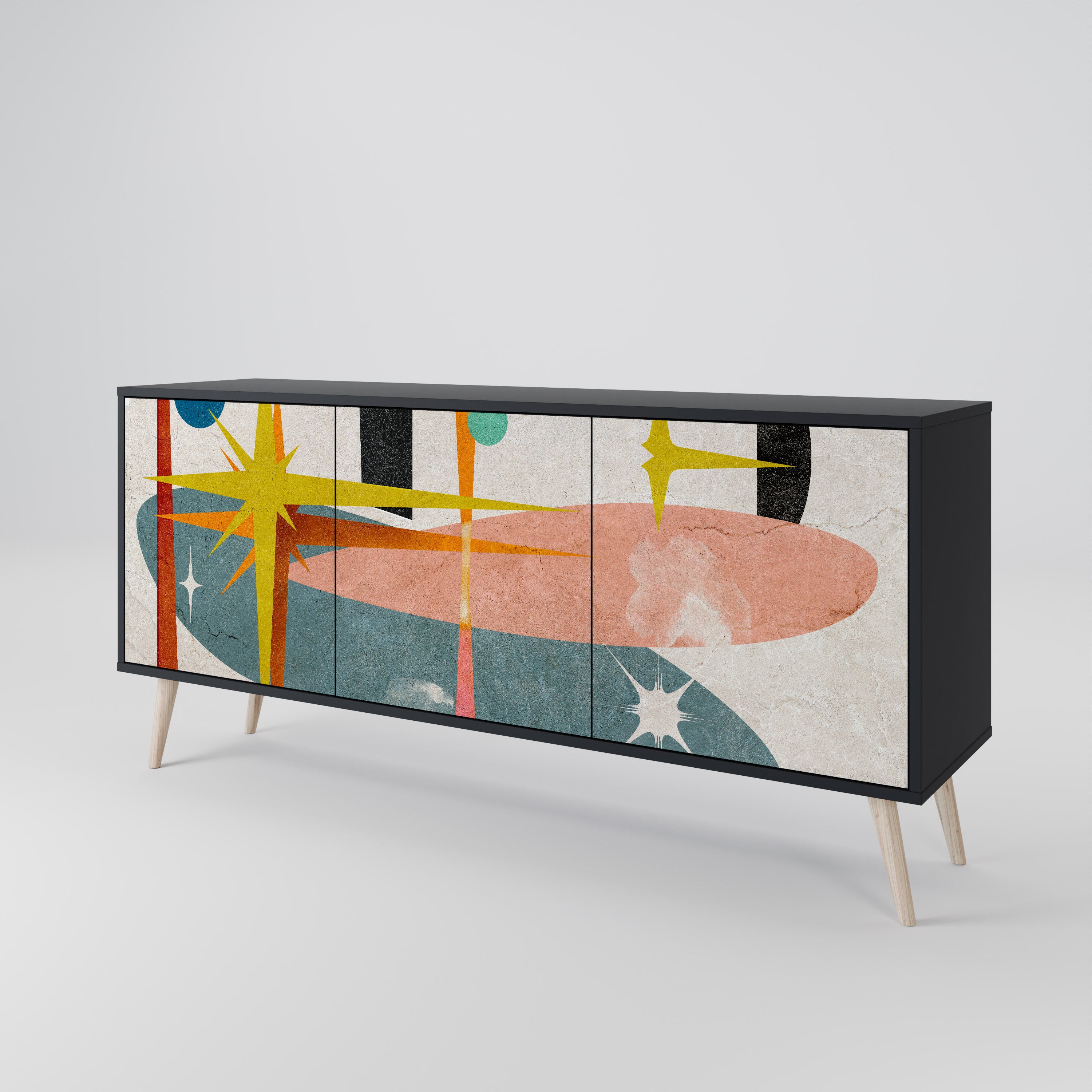 INTERSTELLAR VIBES 3-Door Sideboard