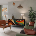 COLORFUL STRANDS 3-Door Sideboard