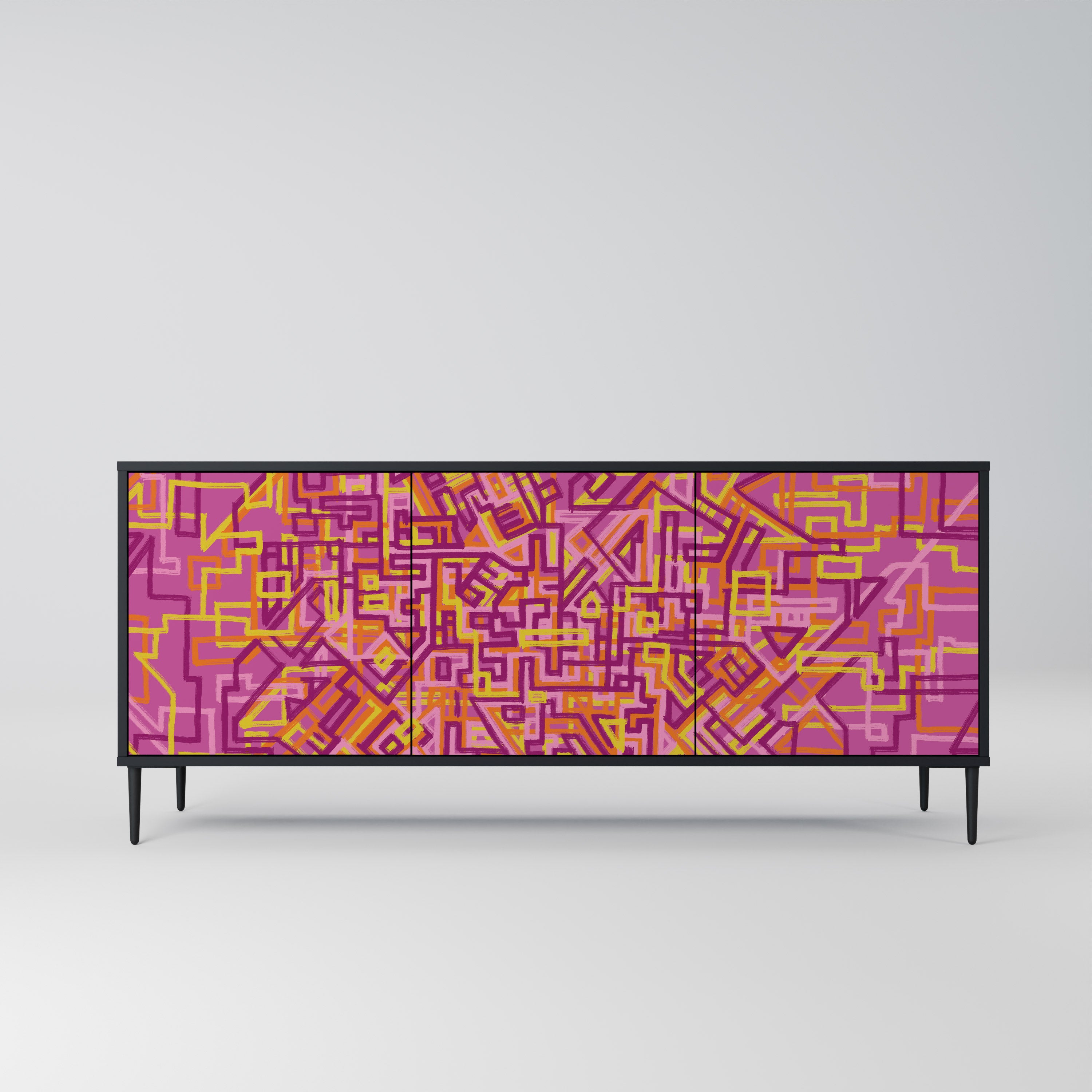 LOVELY MEMORIES Třídveřová komoda