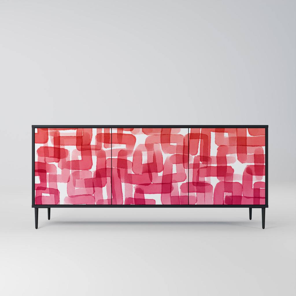 KALEIDOSCOPIC CUBISM 3-Door Sideboard