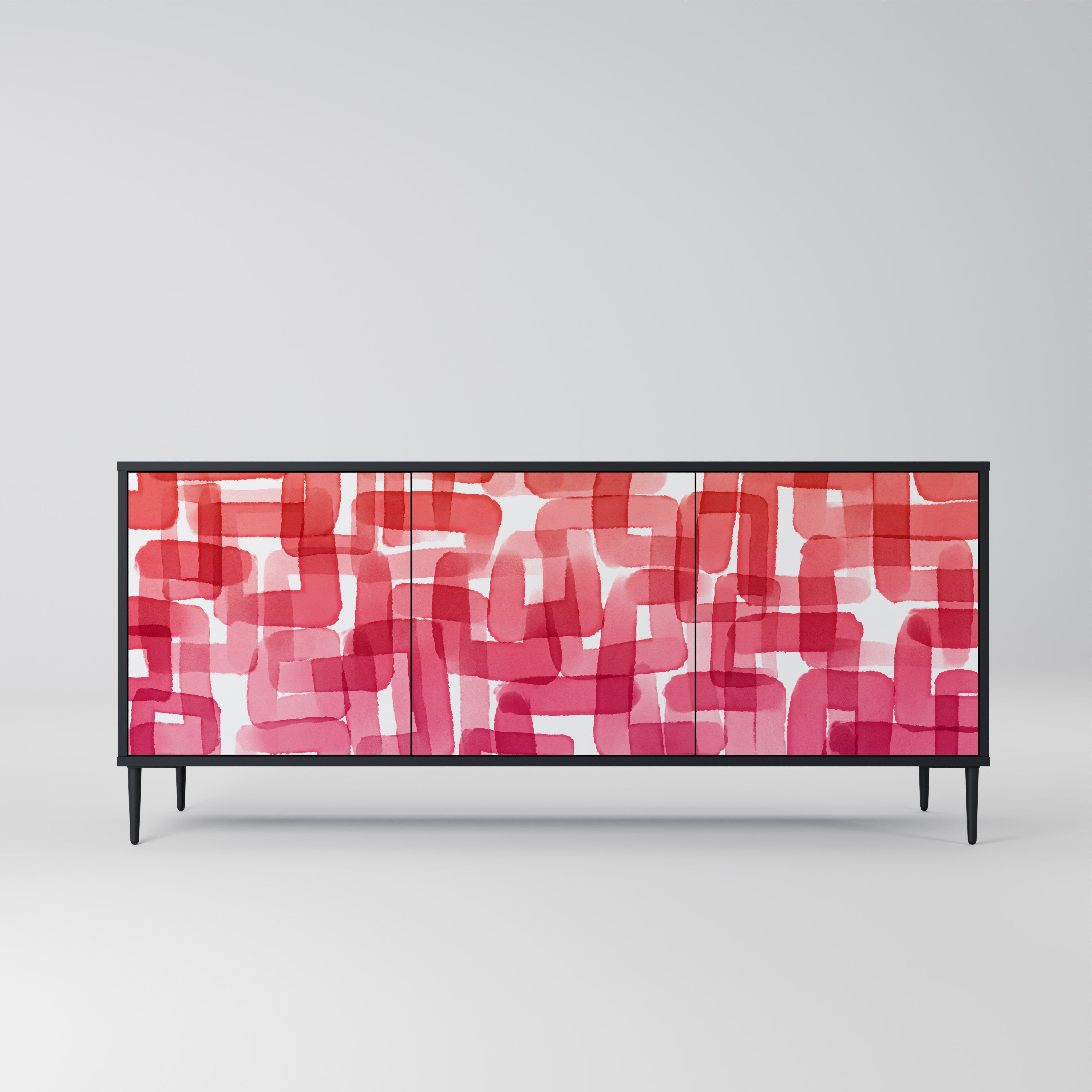 KALEIDOSCOPIC CUBISM 3-Door Sideboard