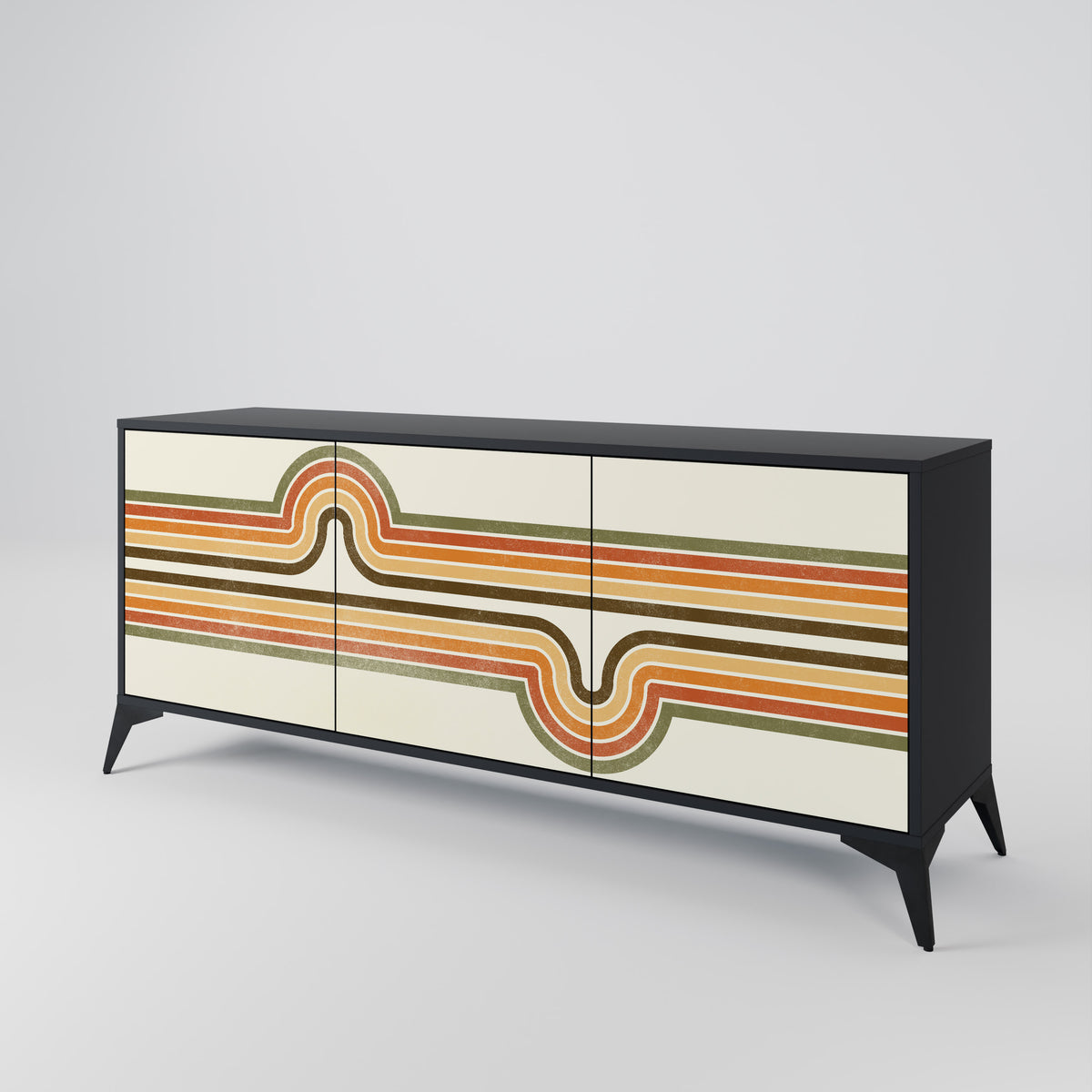 EXCEPTIONAL STREAM Třídveřová komoda