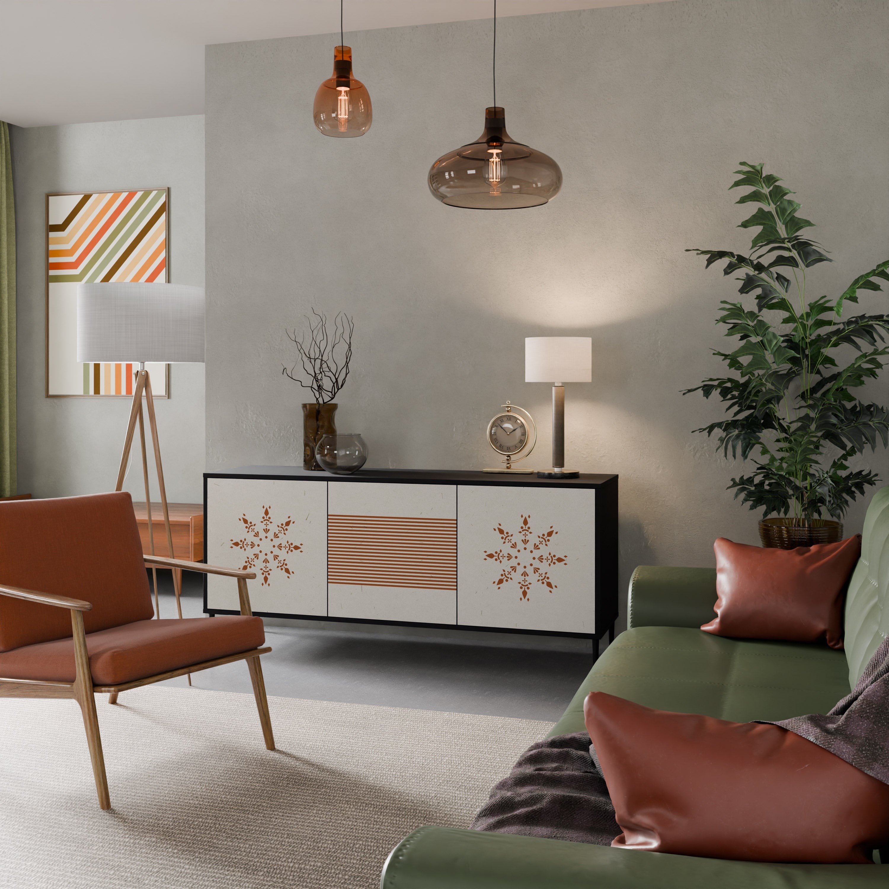 DAILY HARMONY Třídveřová komoda