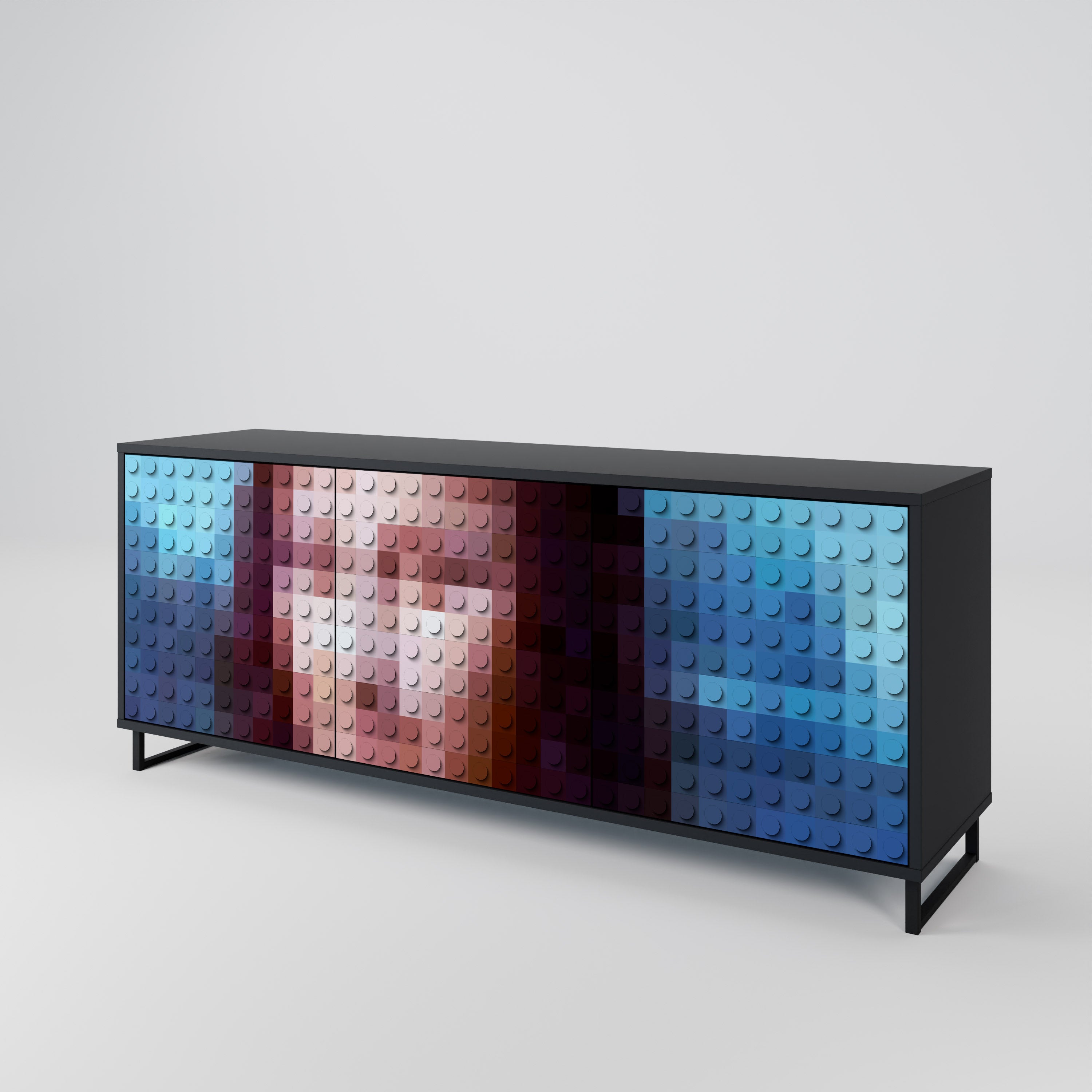 CONSTRUCTIVE ART 3-Door Sideboard