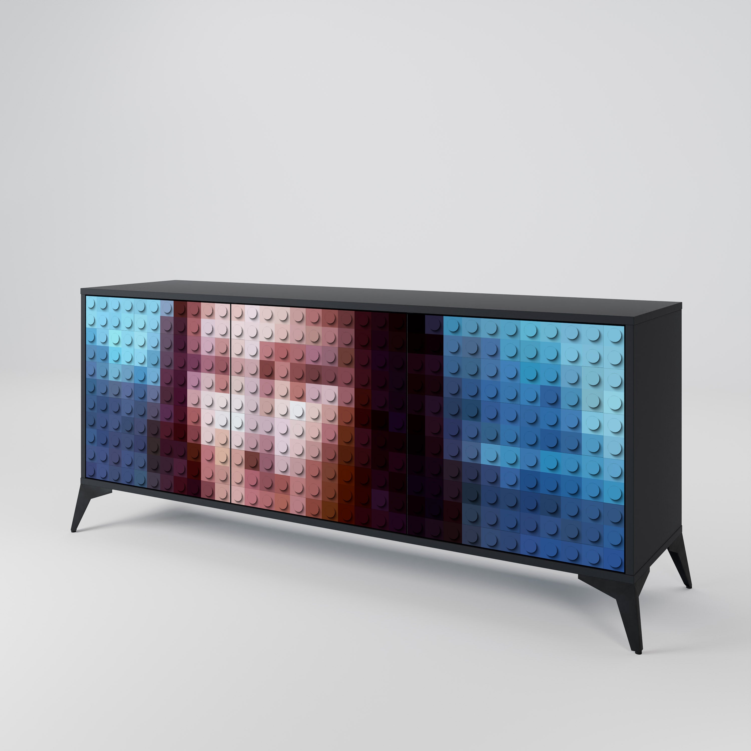 CONSTRUCTIVE ART 3-Door Sideboard