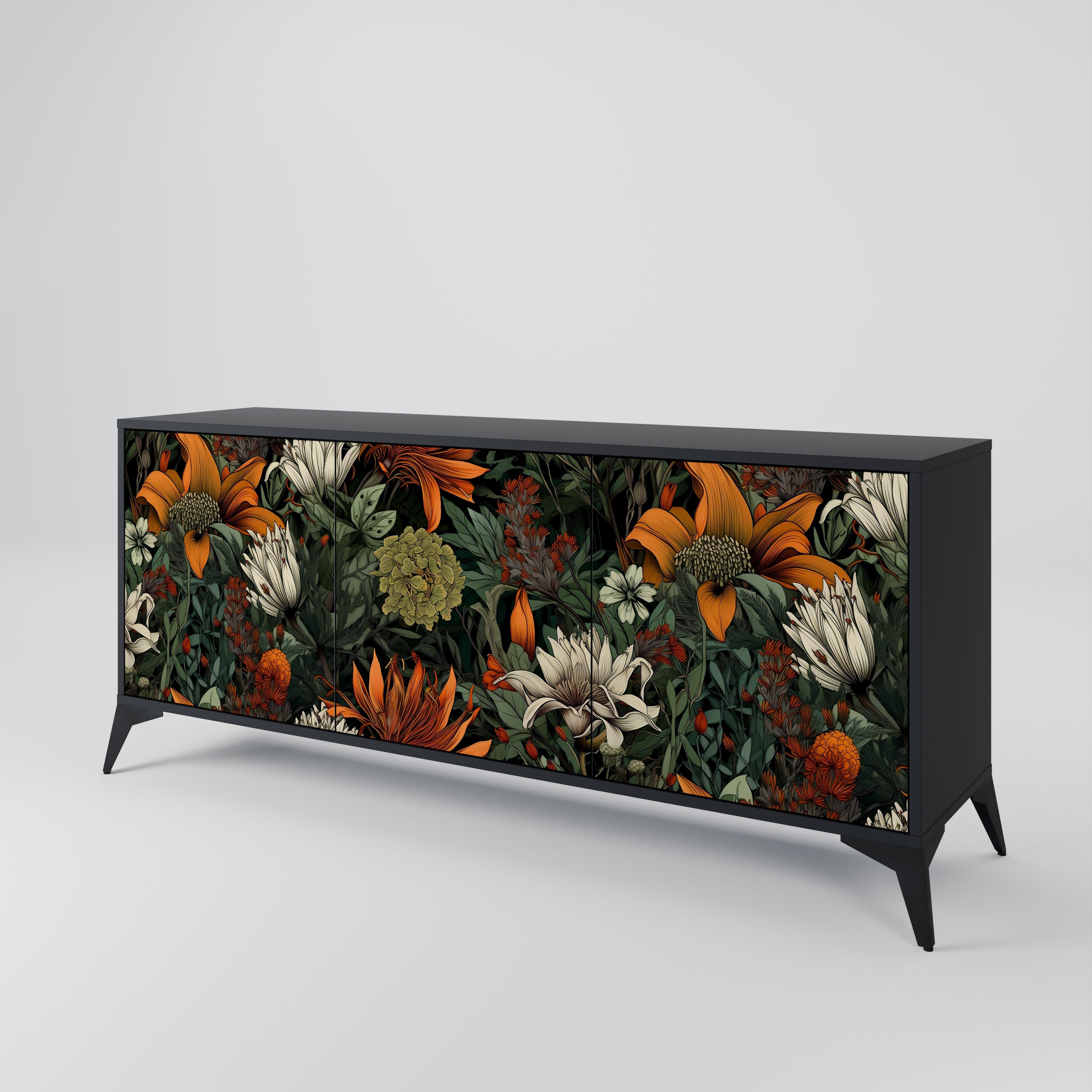 MIDNIGHT SPROUT 3-Door Sideboard