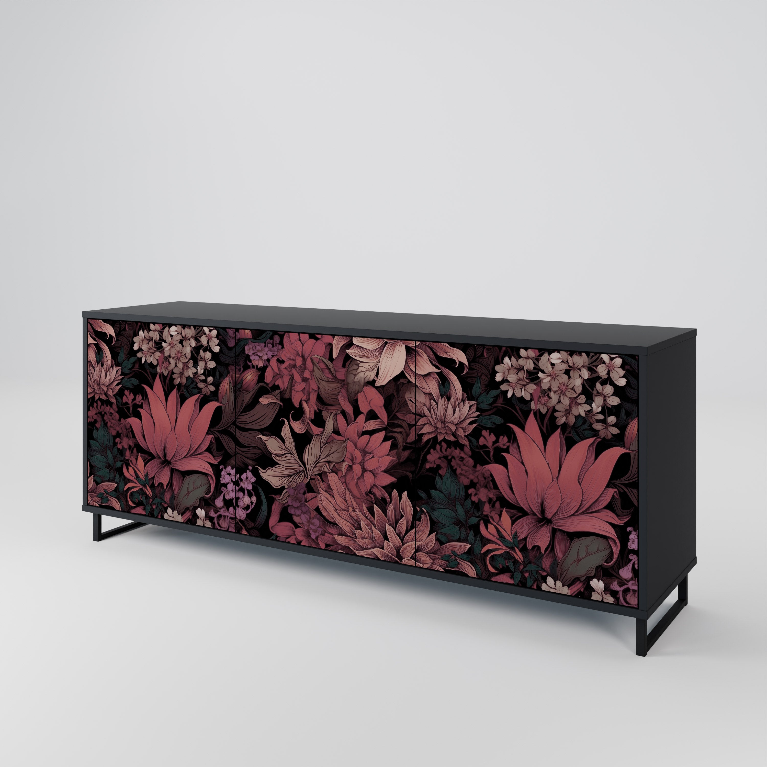 FLORAL WHISPER 3-Door Sideboard