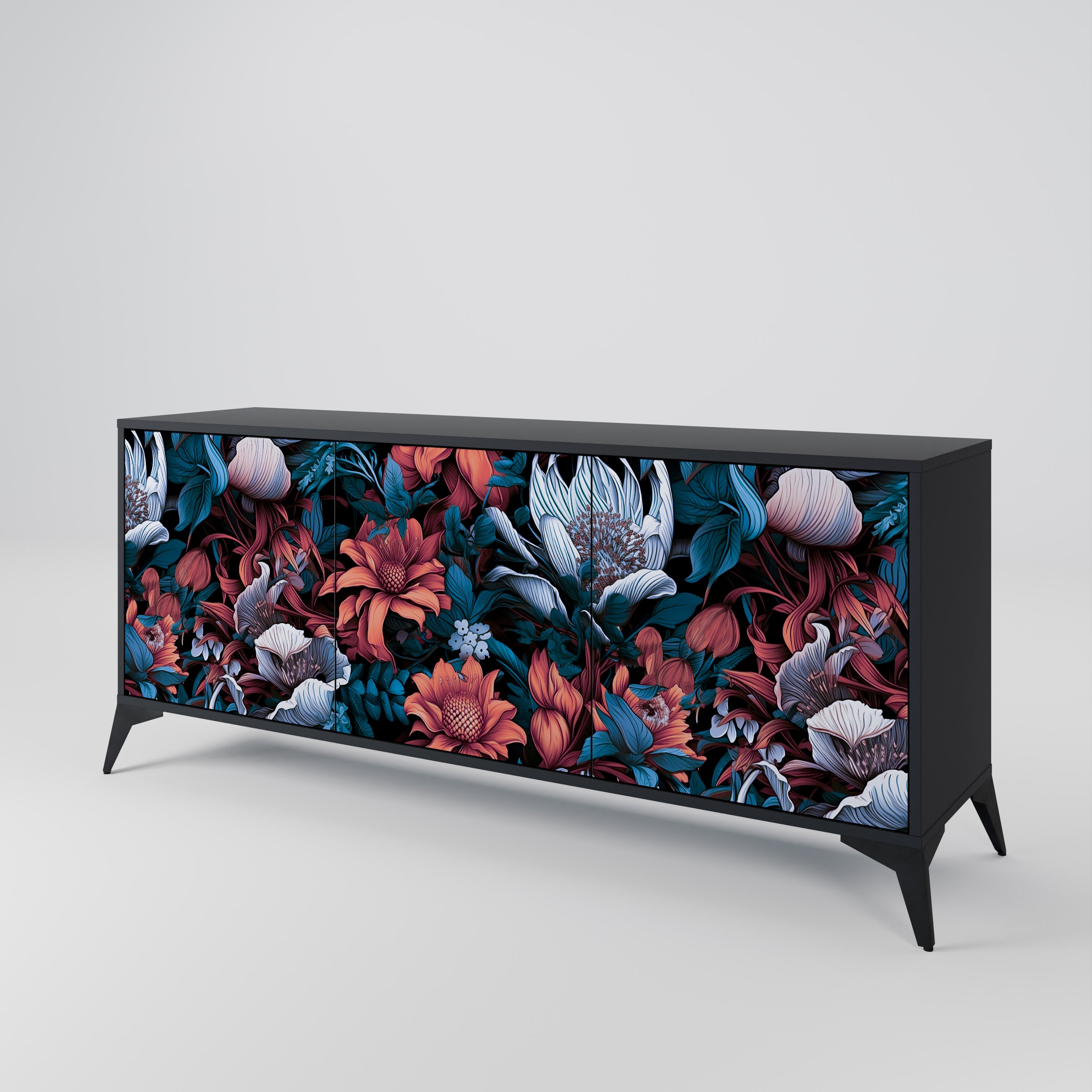 ETHEREAL BLOSSOMS 3-Door Sideboard