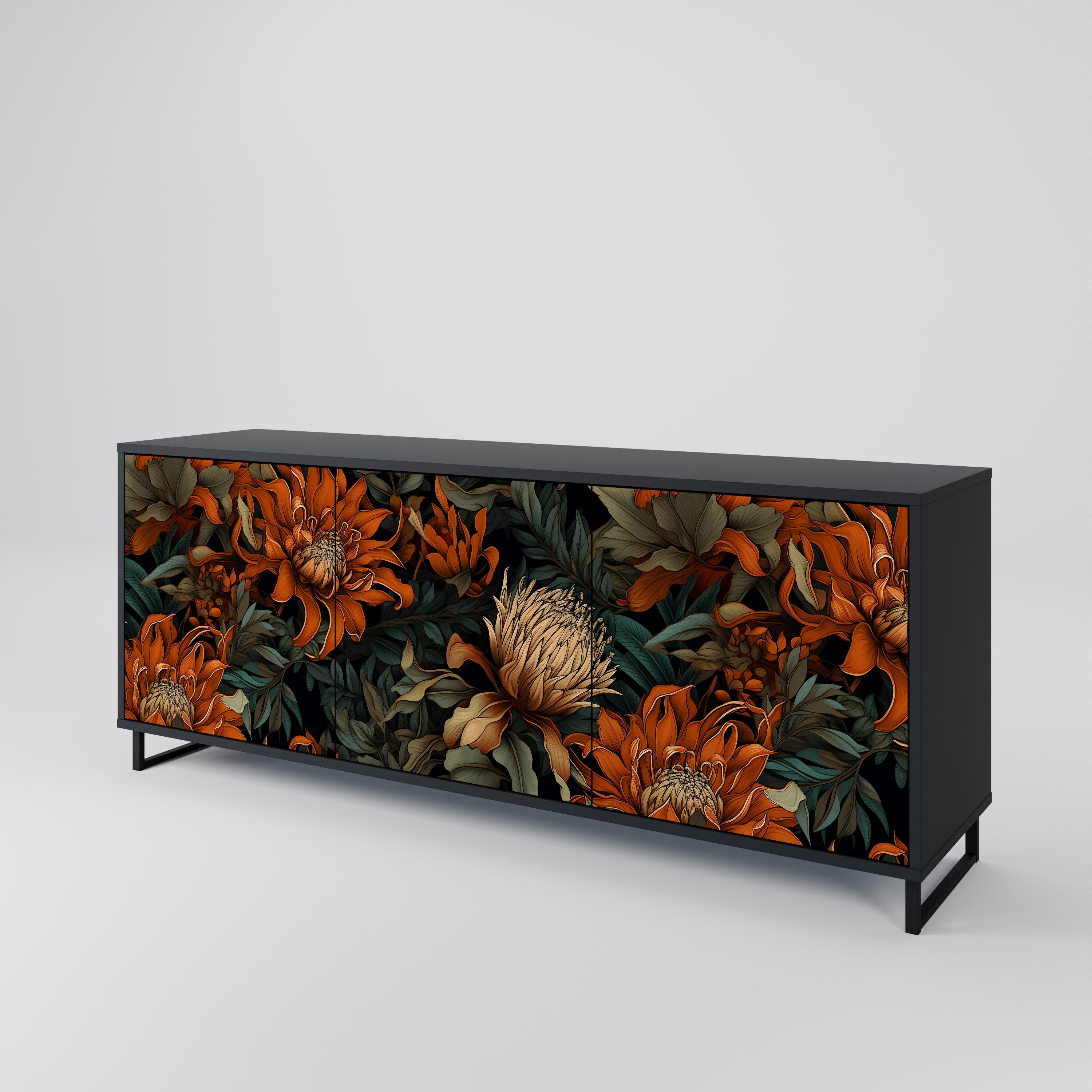 DAWN BLOOM 3-Door Sideboard