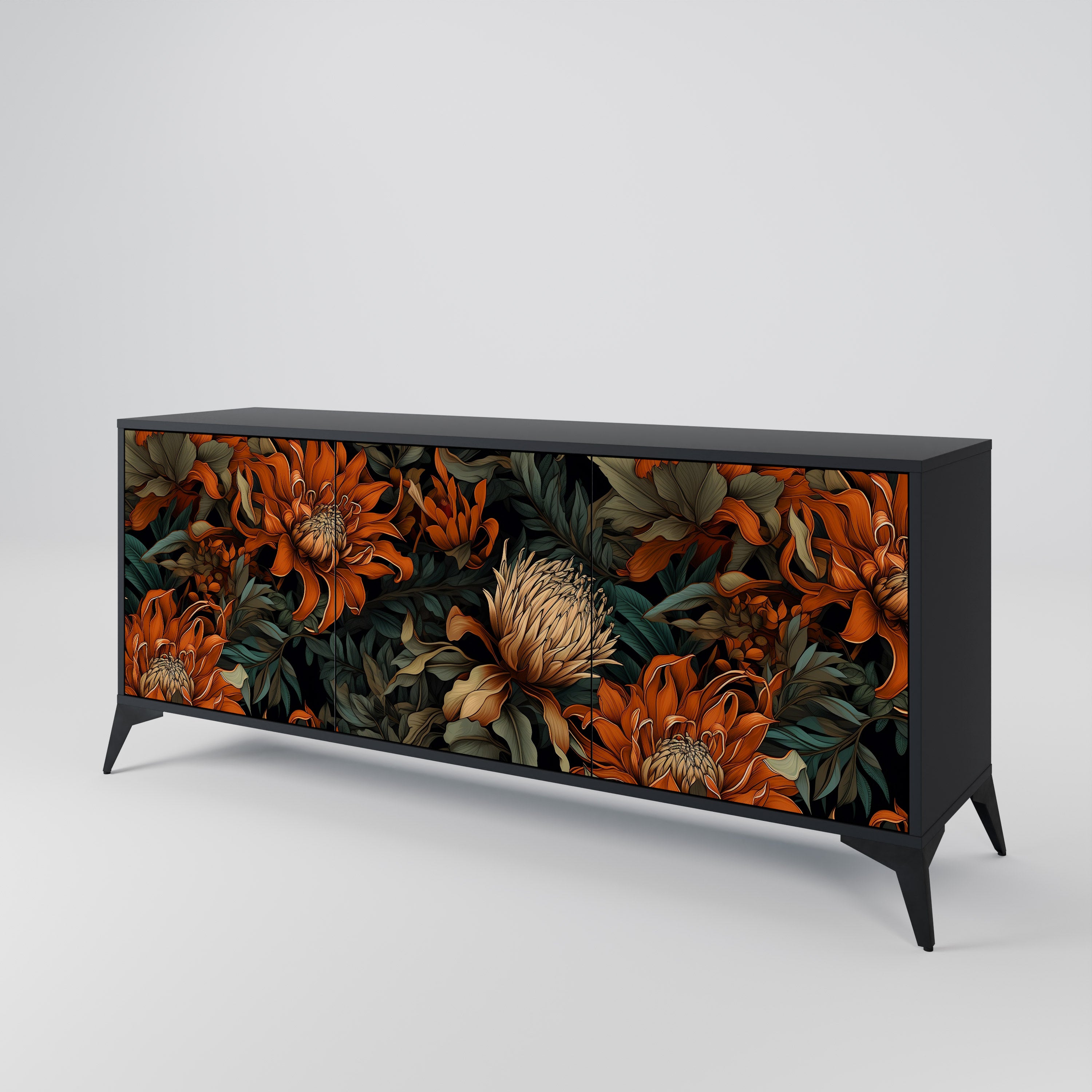 DAWN BLOOM 3-Door Sideboard