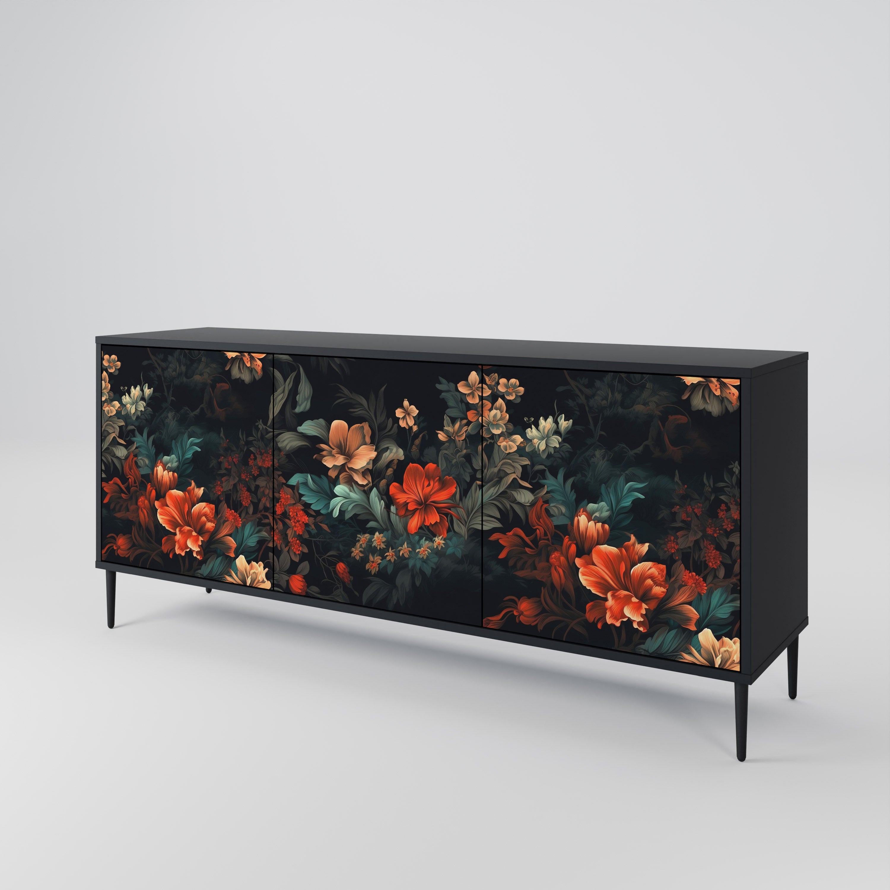 IMAGINARY BLOSSOM 3-Door Sideboard