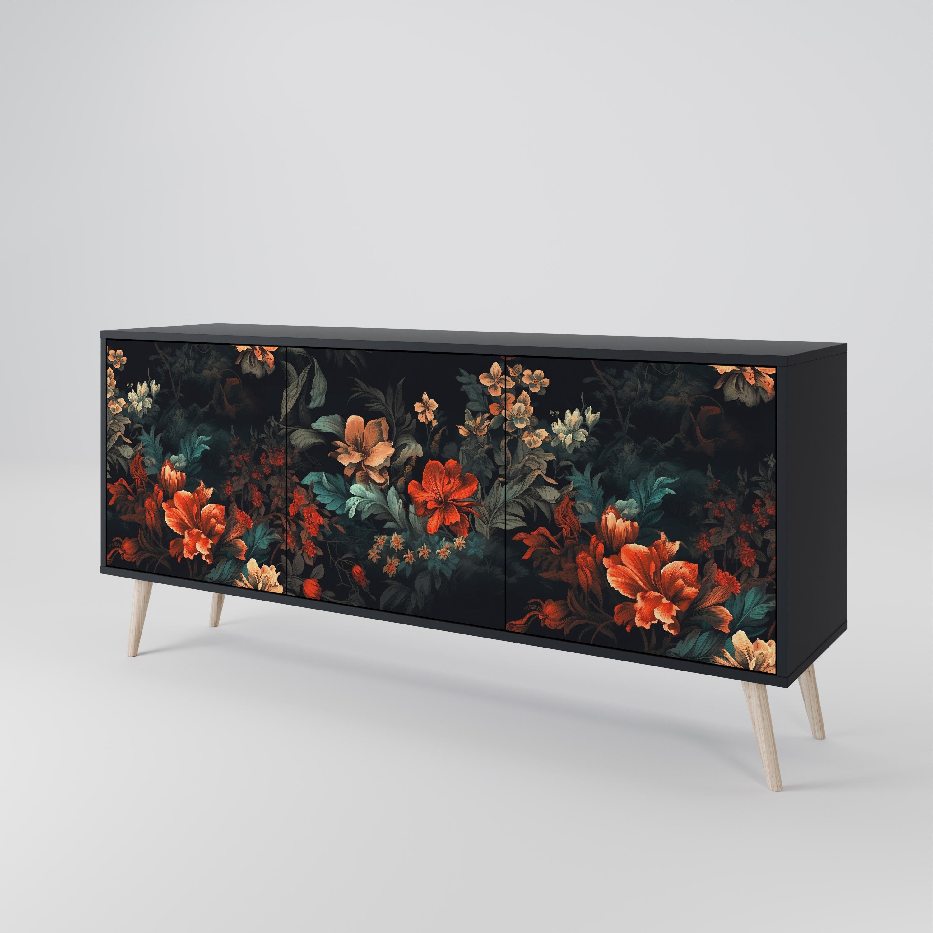 IMAGINARY BLOSSOM 3-Door Sideboard