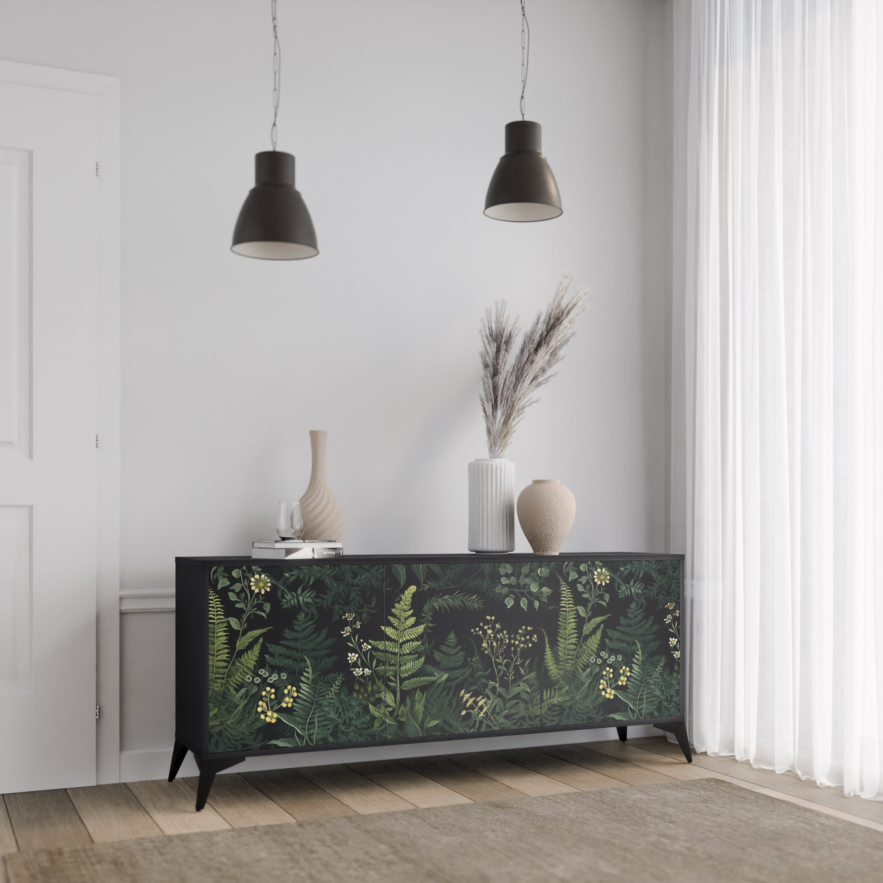 FERN FLOWERS 3-Door Sideboard