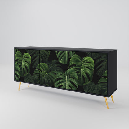 INFINITE MONSTERA Třídveřová komoda