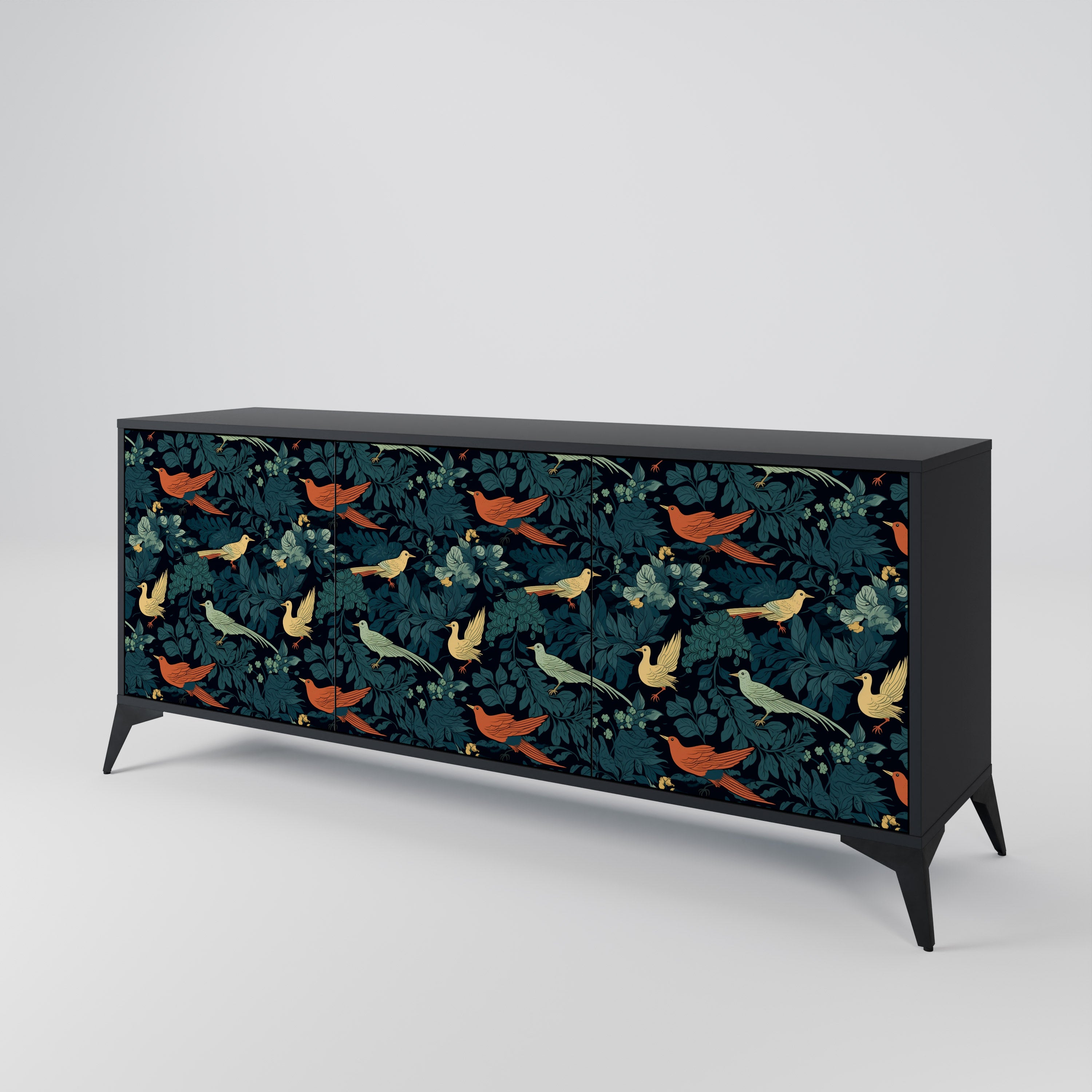 FOWL ORNAMENT 3-Door Sideboard