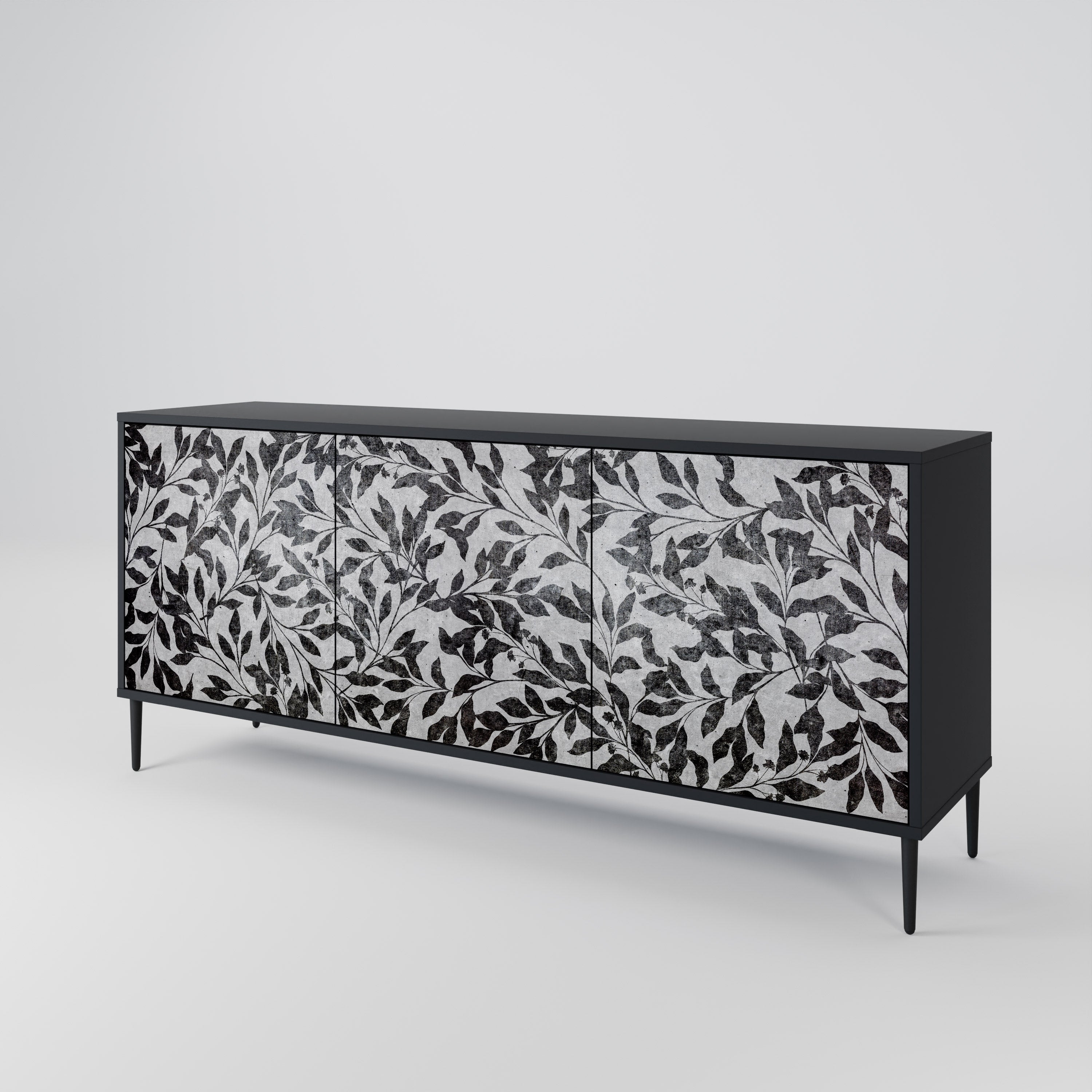 CHARCOAL SPROUT 3-Door Sideboard