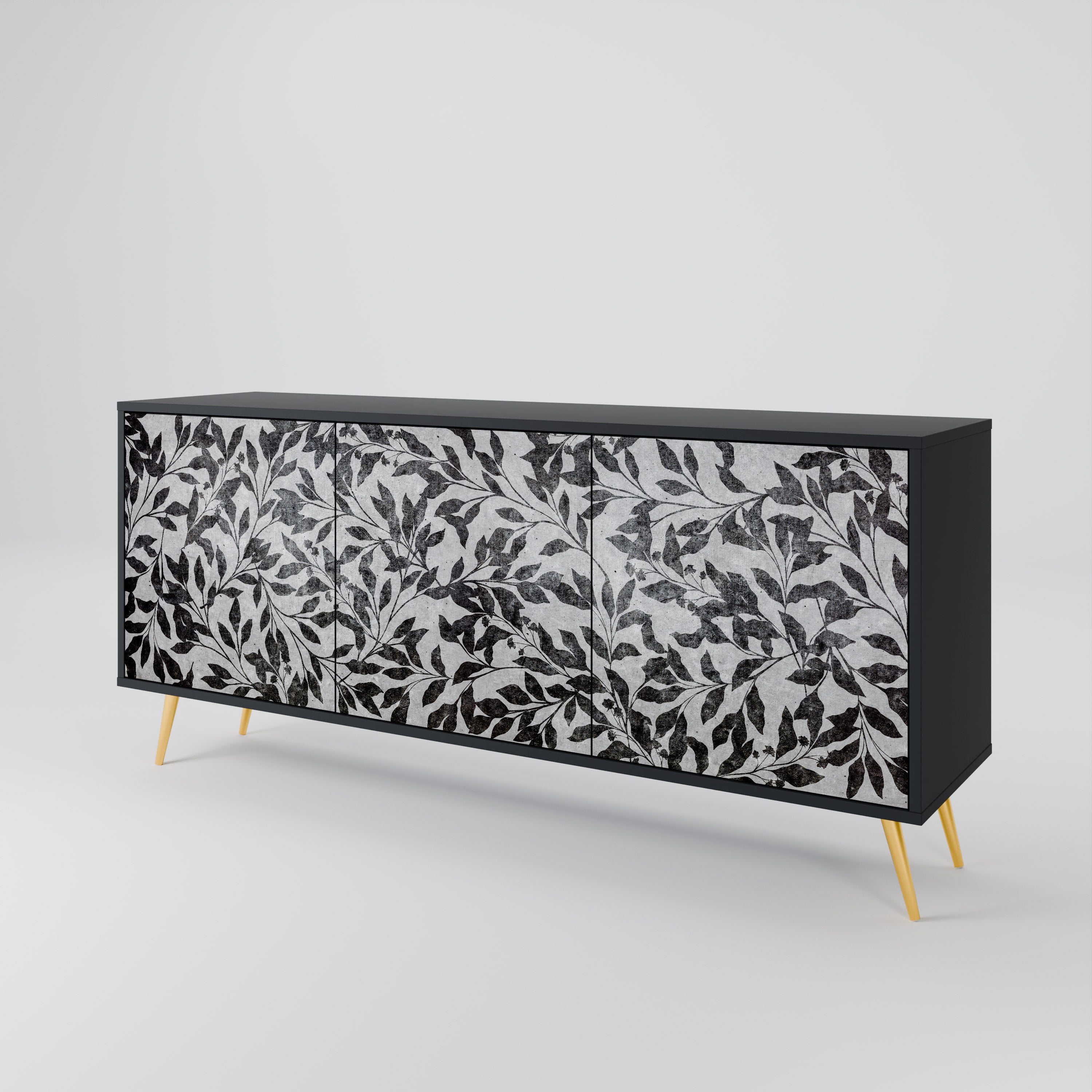 CHARCOAL SPROUT 3-Door Sideboard