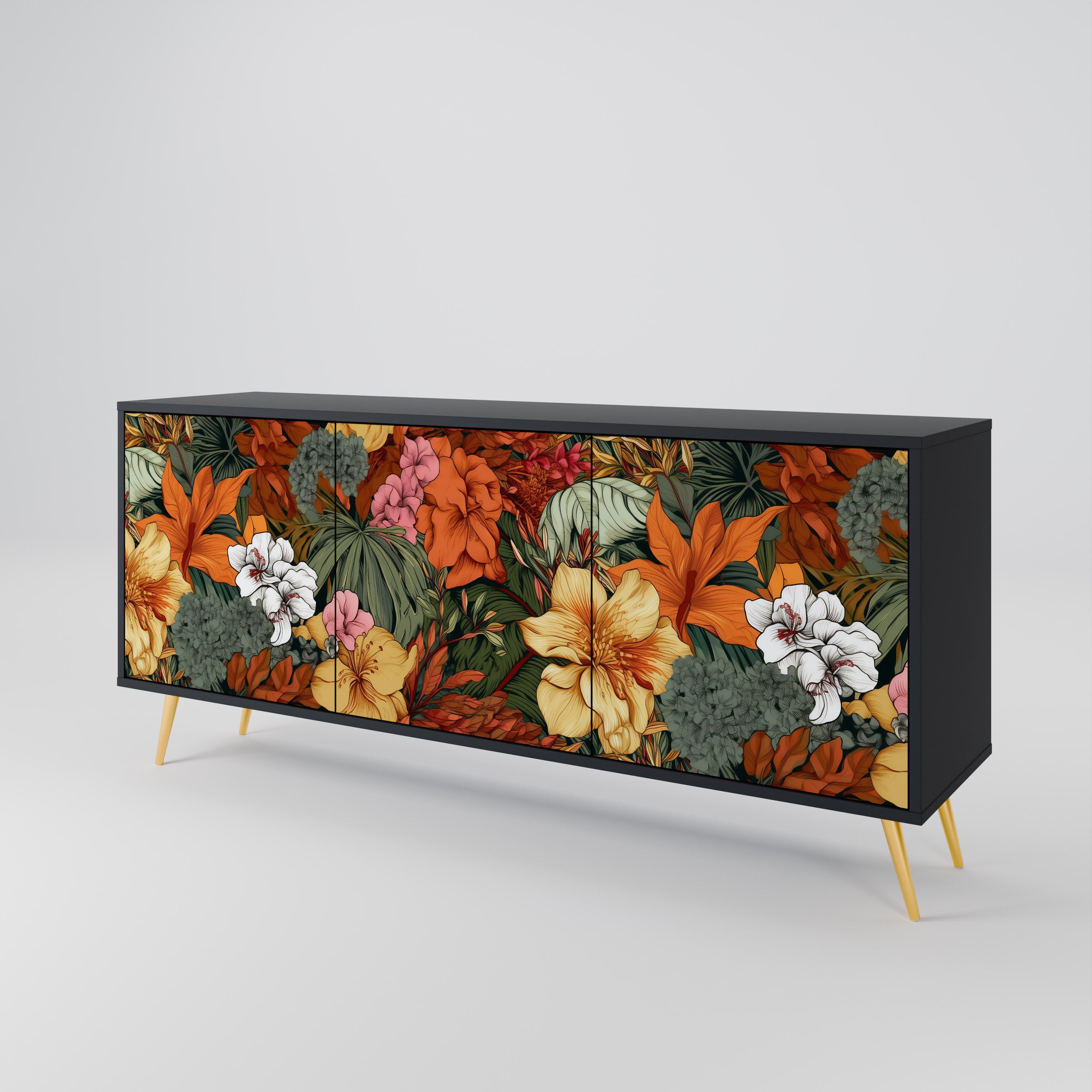 RADIANT FLORA 3-Door Sideboard