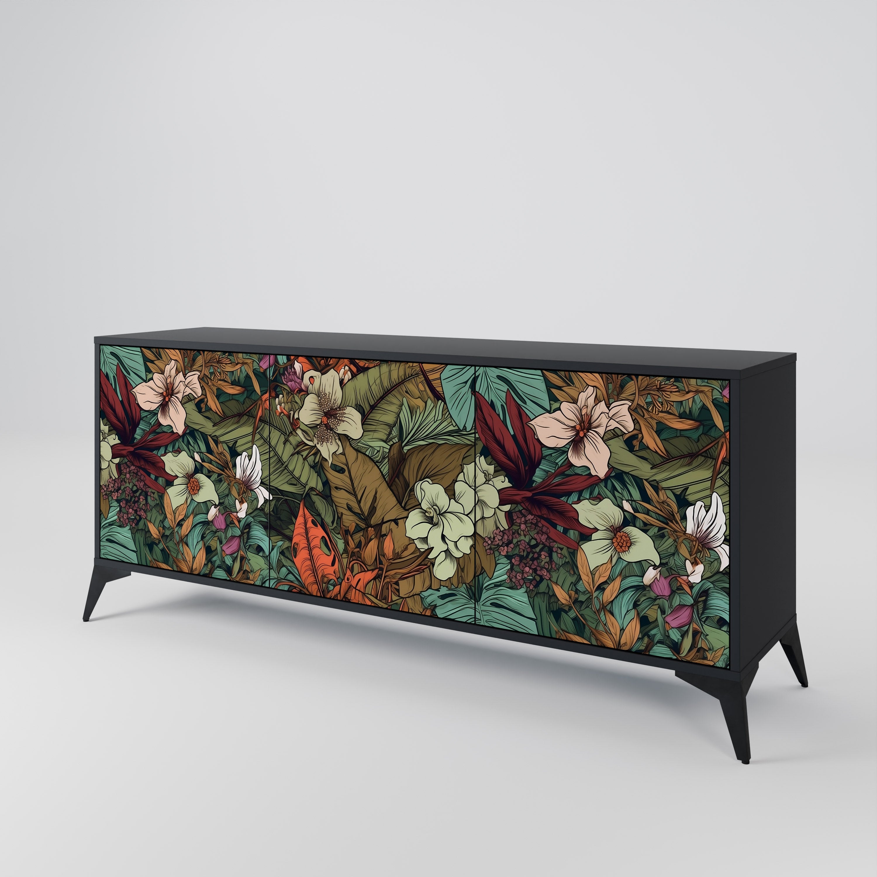 BOTANICAL EMERGENCE 3-Door Sideboard
