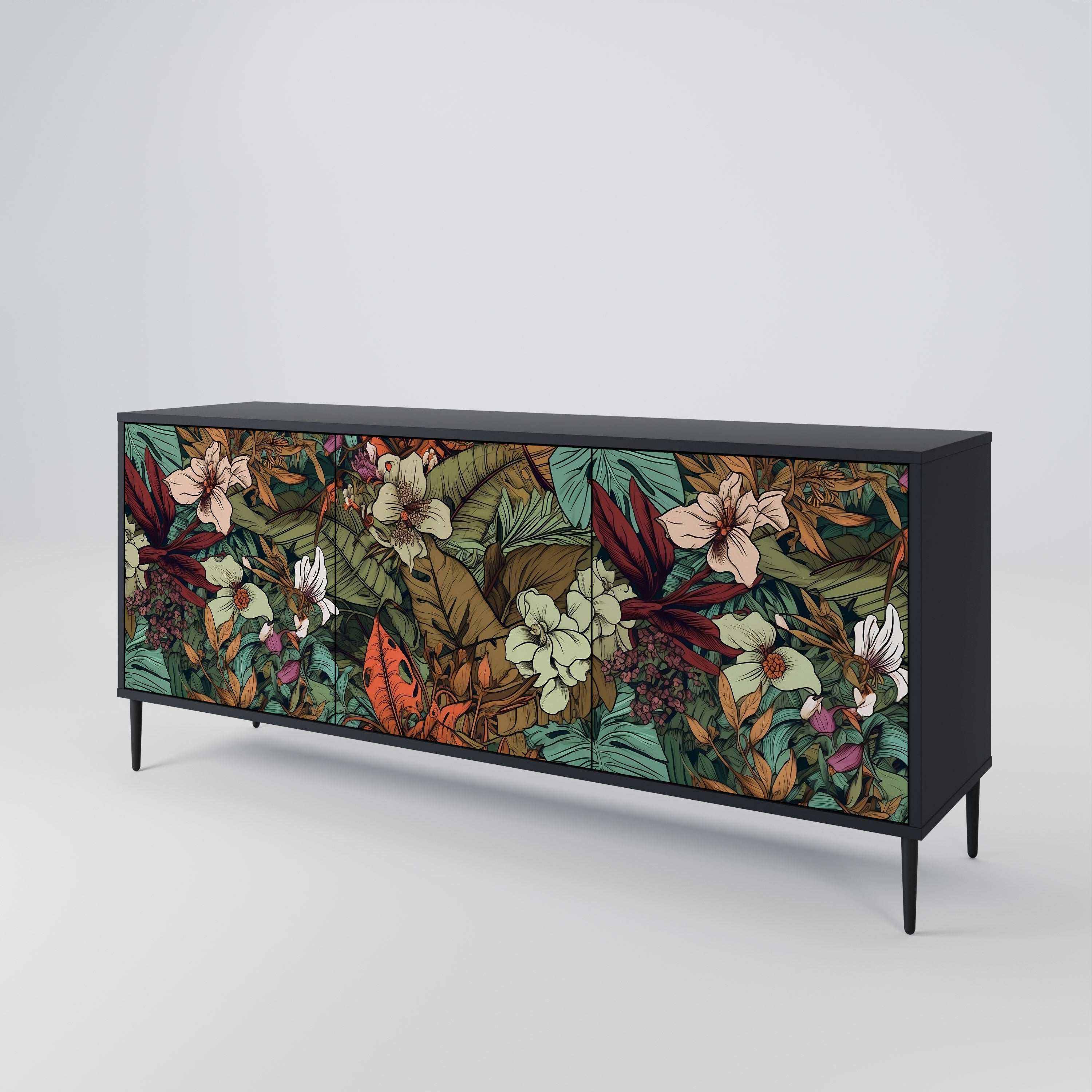 BOTANICAL EMERGENCE 3-Door Sideboard
