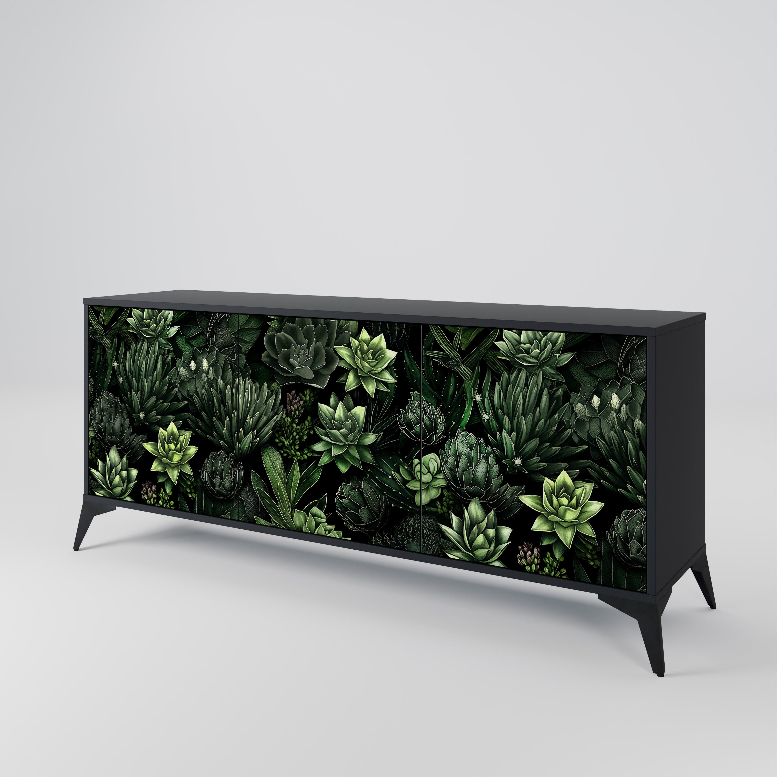 SUCCULENT JUNGLE 3-Door Sideboard