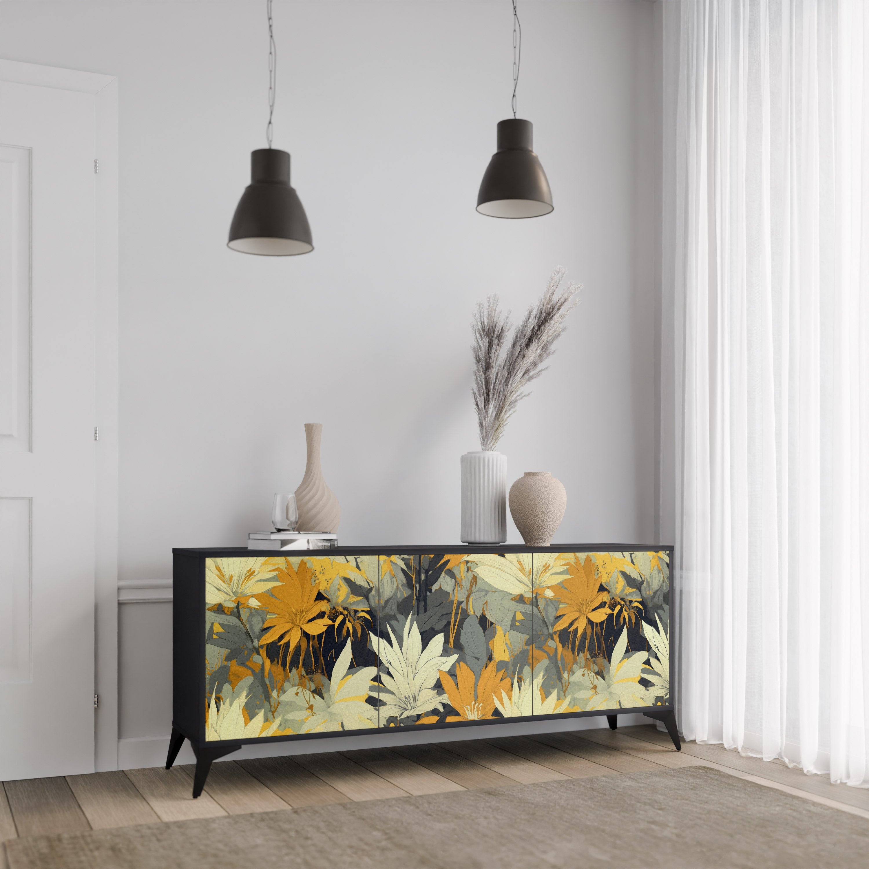 SUNKISSED LILY 3-Door Sideboard