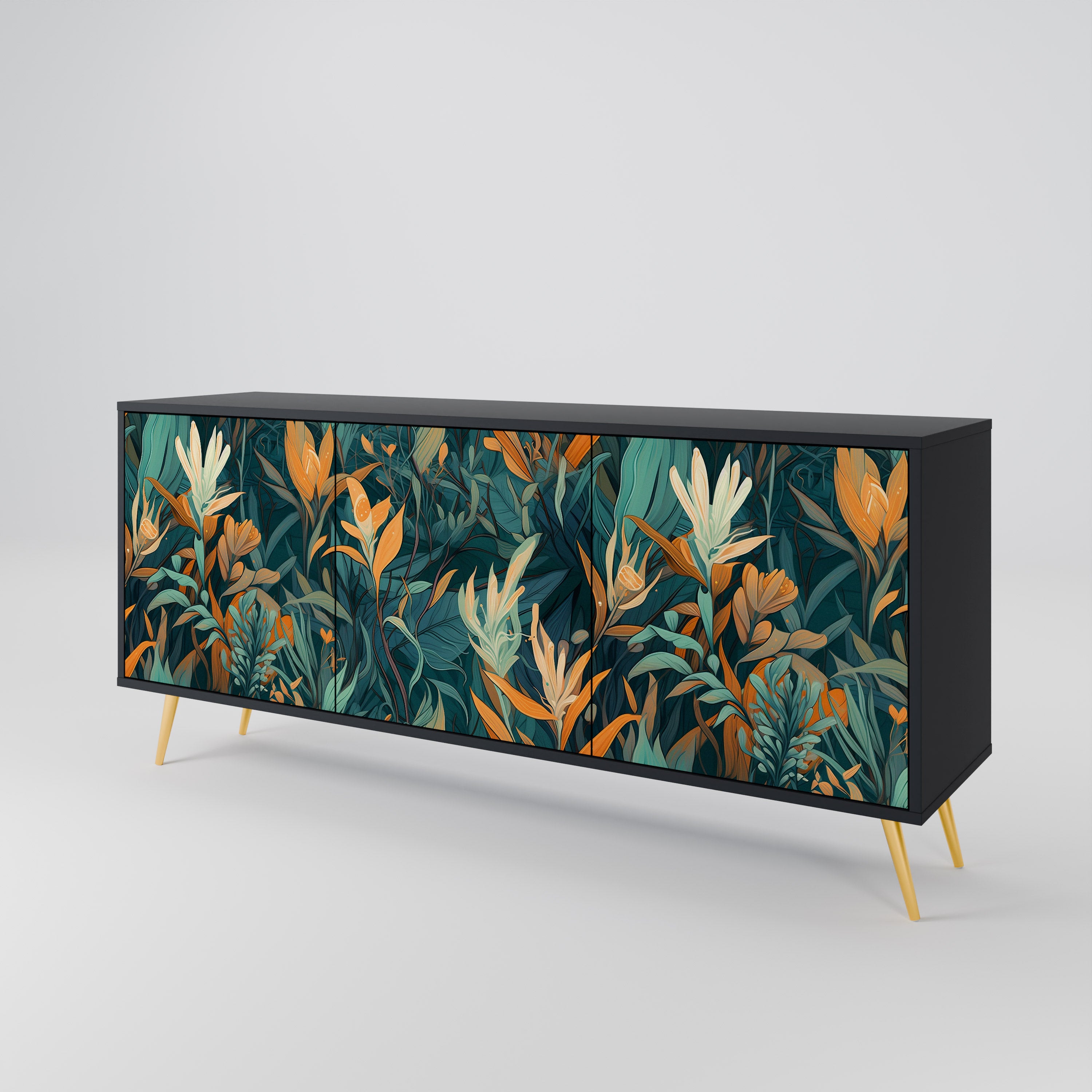 FLORAL SERENITY 3-Door Sideboard