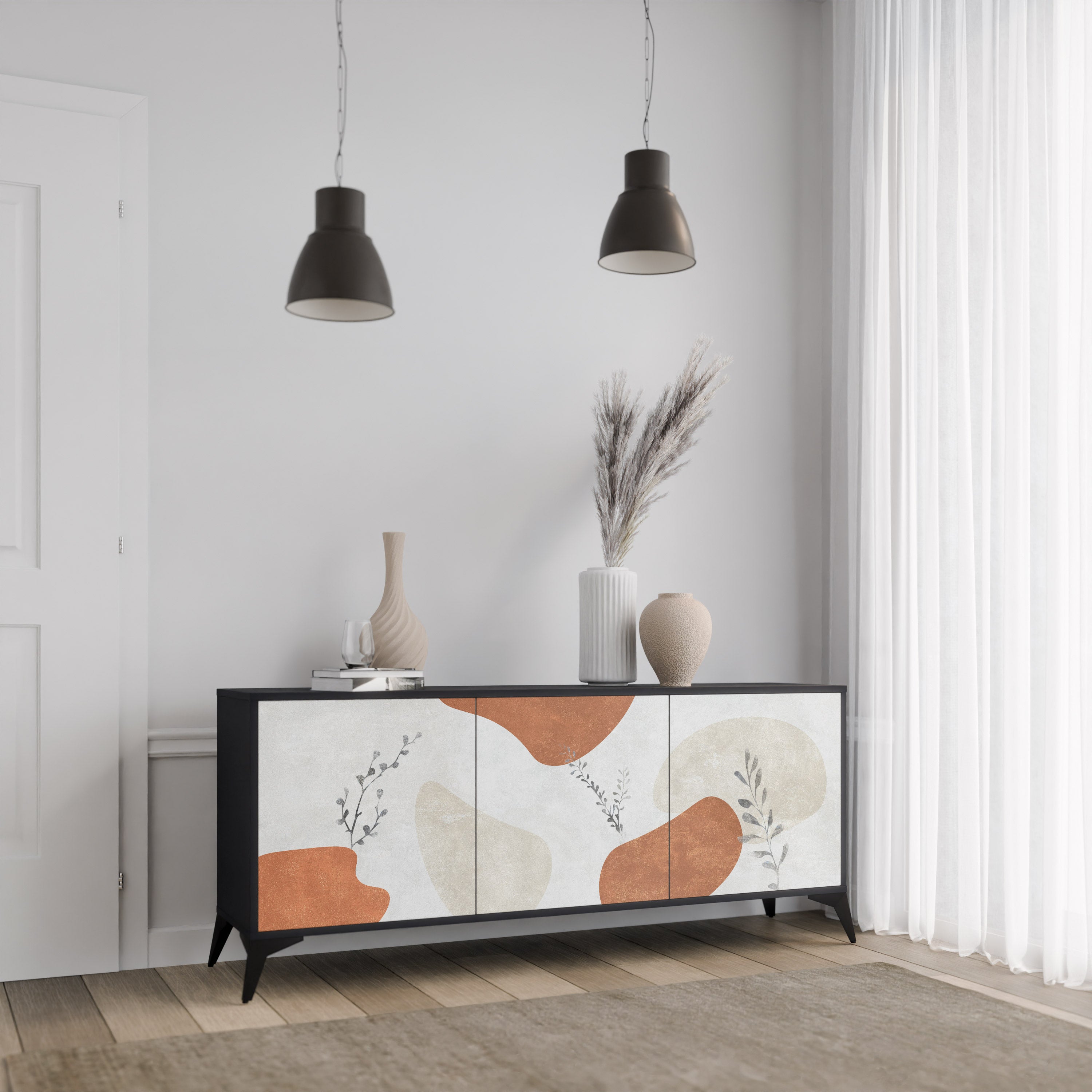 TRANQUIL TWIG 3-Door Sideboard