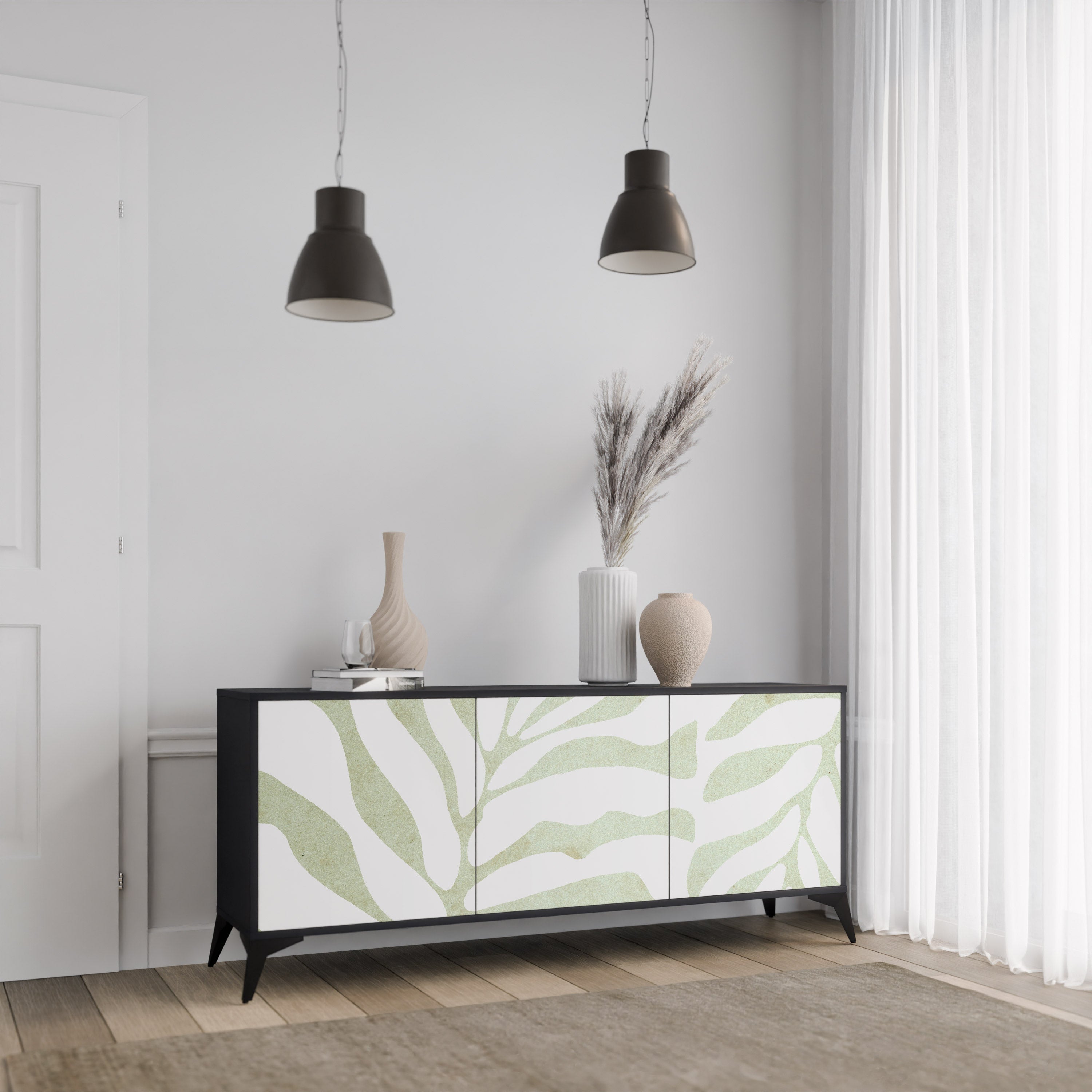 BOTANICAL SPARK 3-Door Sideboard