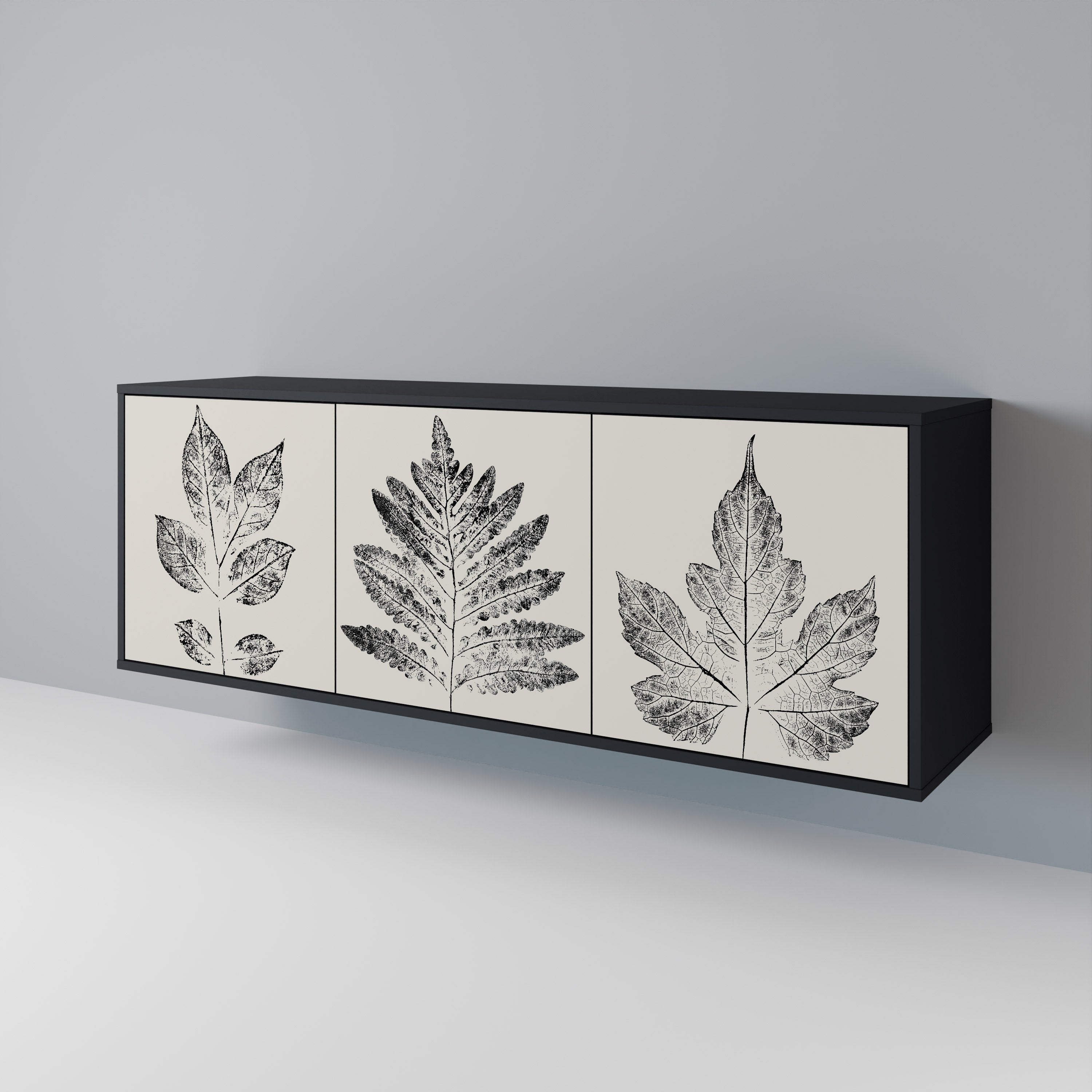 LEAFY STAMPS 3-Door Sideboard